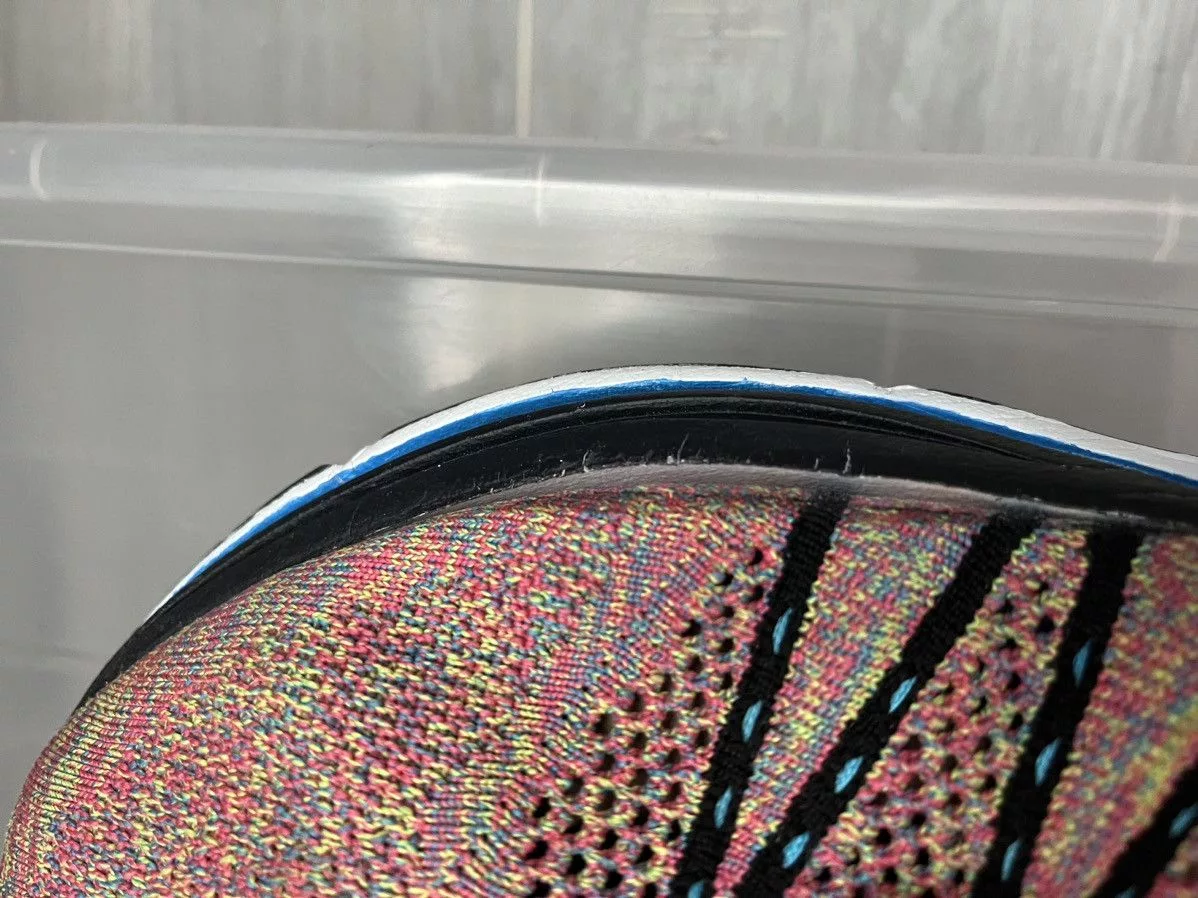 Kanye West Low Top Sneakers Kanye West × Nike Nike flyknit trainer multicolor 2013 supreme stussy fuct Pink Streetwear