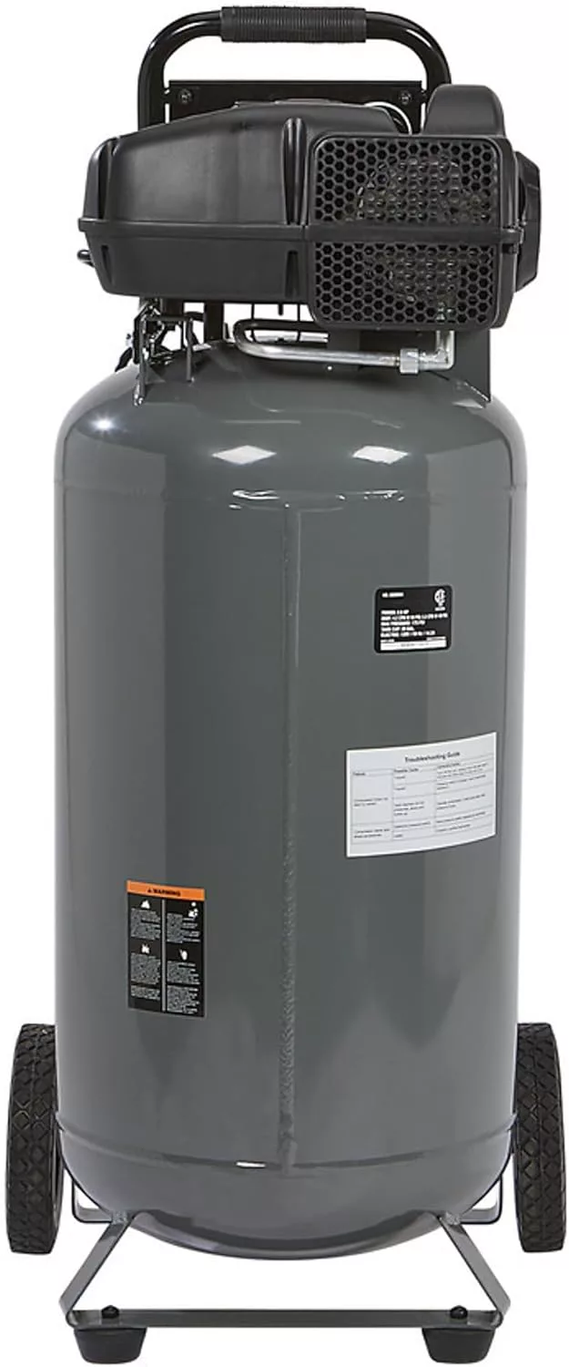 Klutch 20-Gallon Air Compressor, 2 HP, 120 Volts, 175 PSI