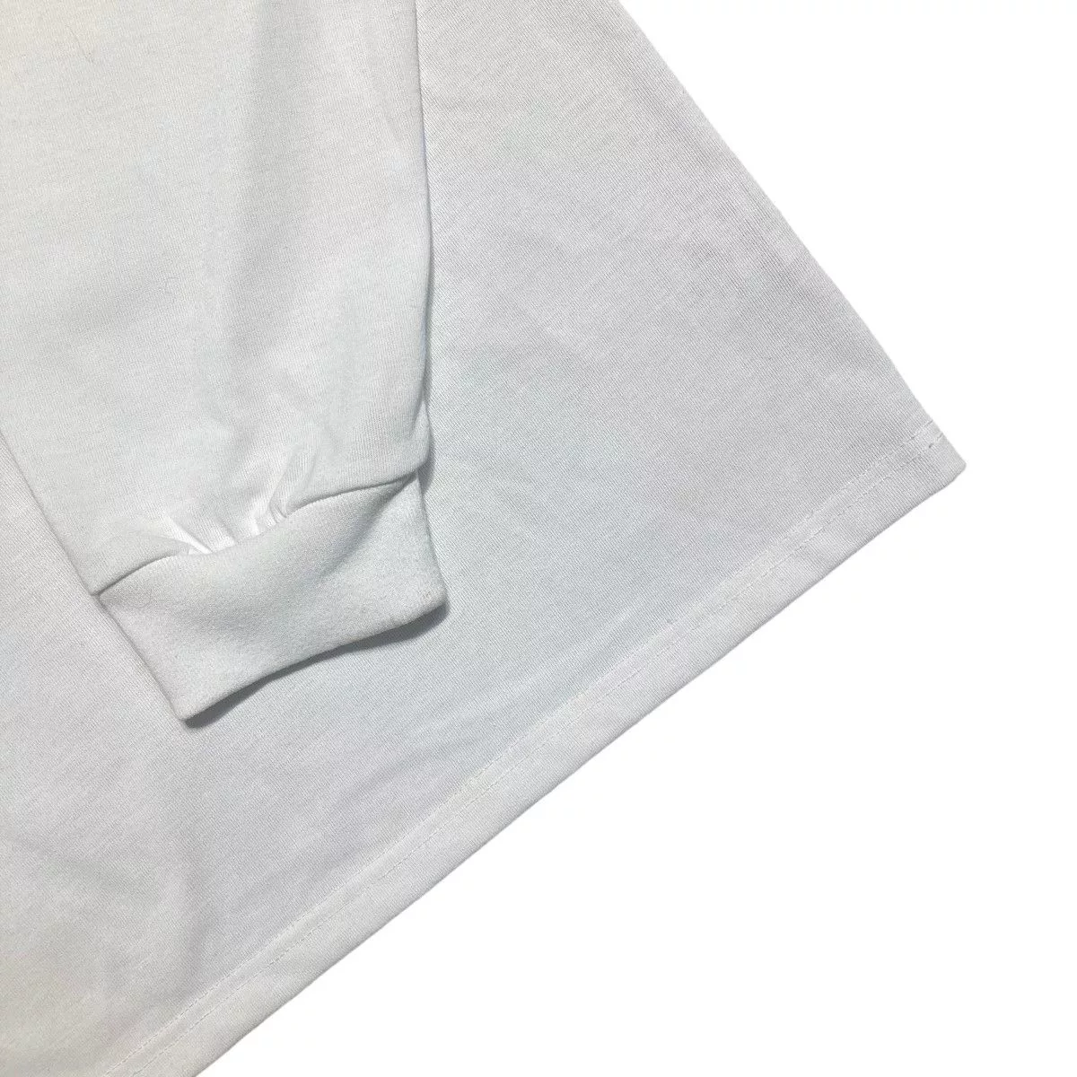 Needles Long Sleeve T Shirts Needles Long Sleeve High Neck Polyester Tshirt White