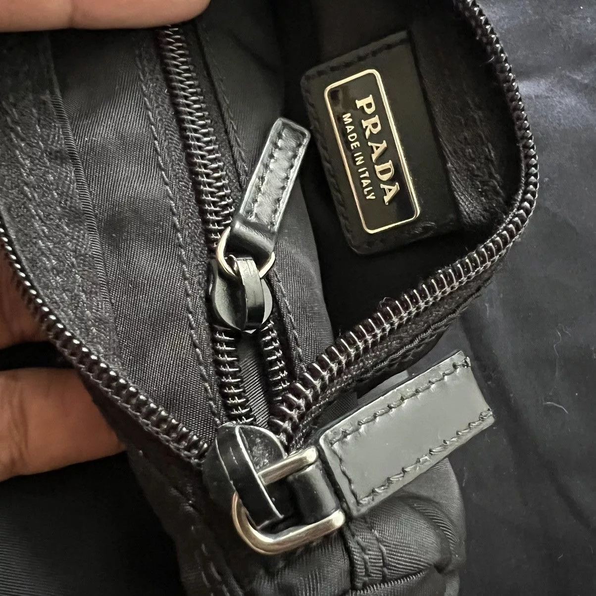 Prada Clutches Prada Black Tessuto Nylon Clutch Luxury