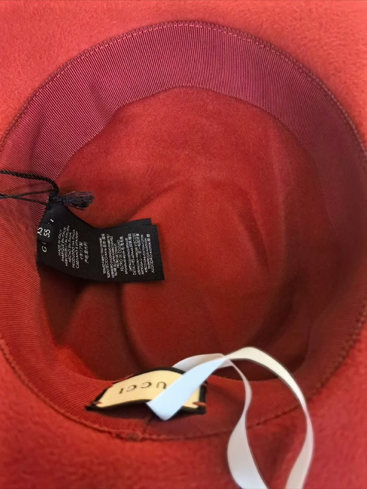 Gucci Hats Gucci Runway wool hat red