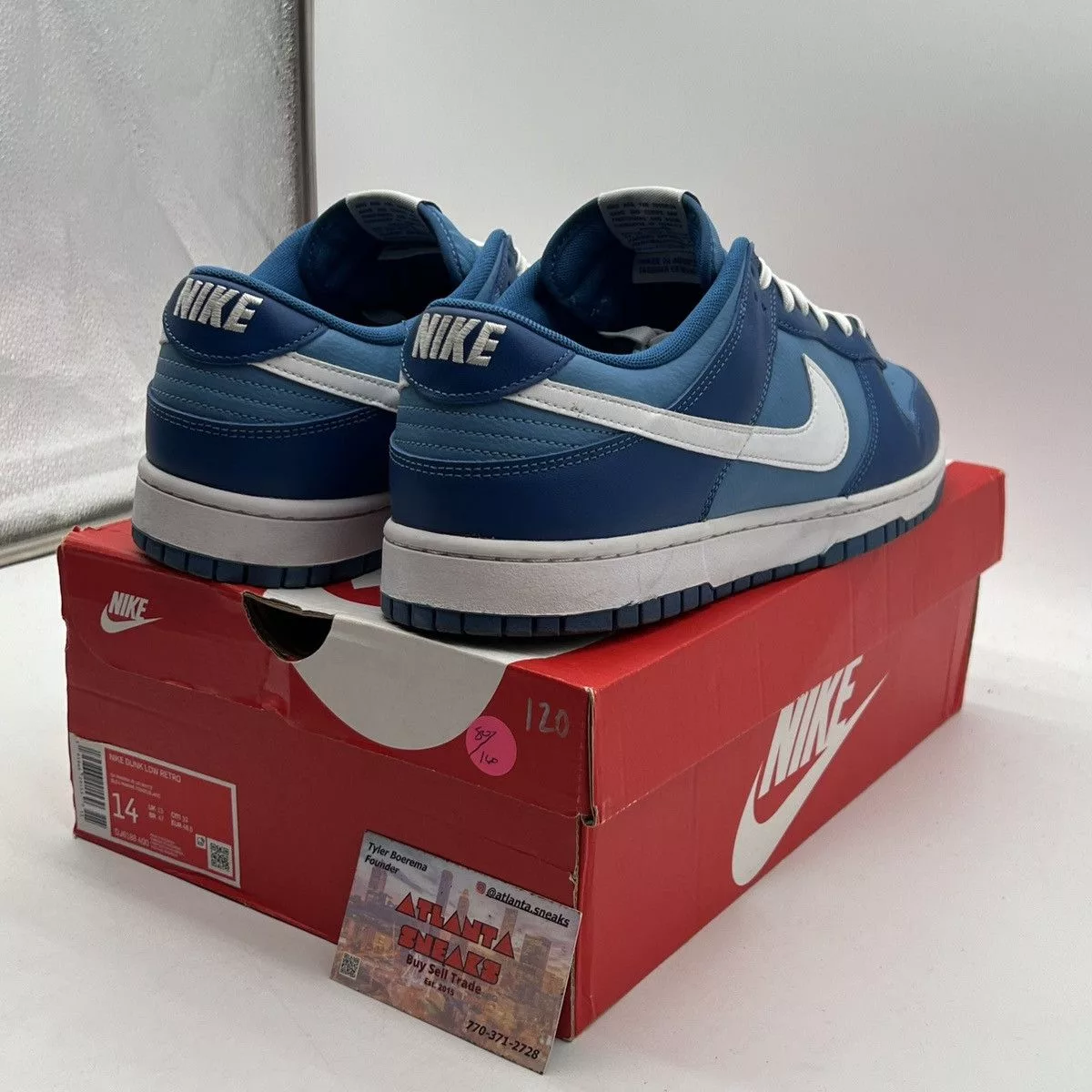 Nike Low Top Sneakers Nike dunk low dark Marina blue