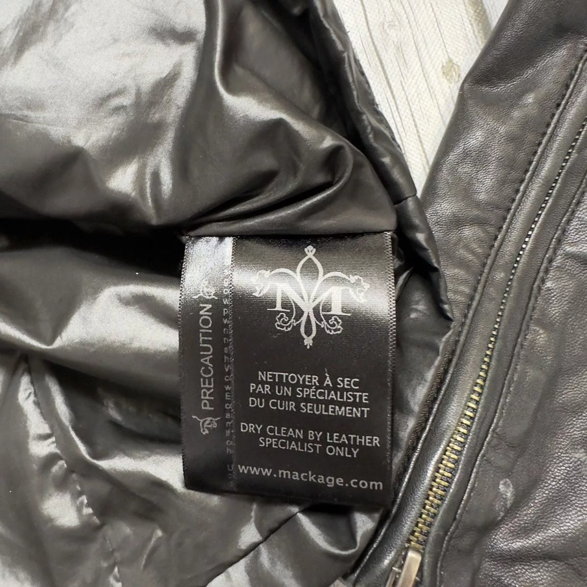 Mackage Leather Jackets Mackage × Vintage Vintage Mackage leather jacket Black