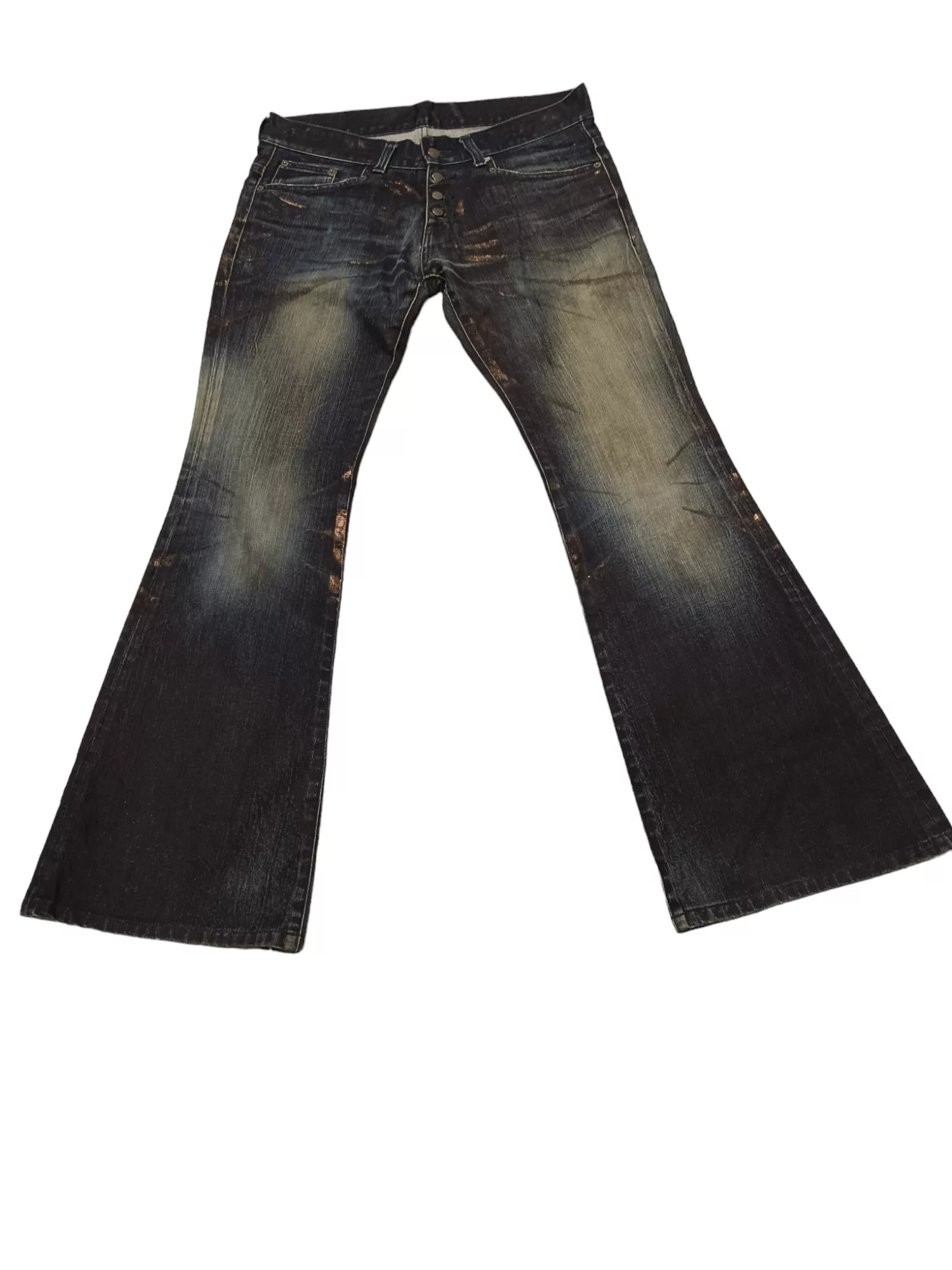 Tornado Mart Denim Rare!!! Tornado Mart Seditionaries Super Flare Jeans Blue