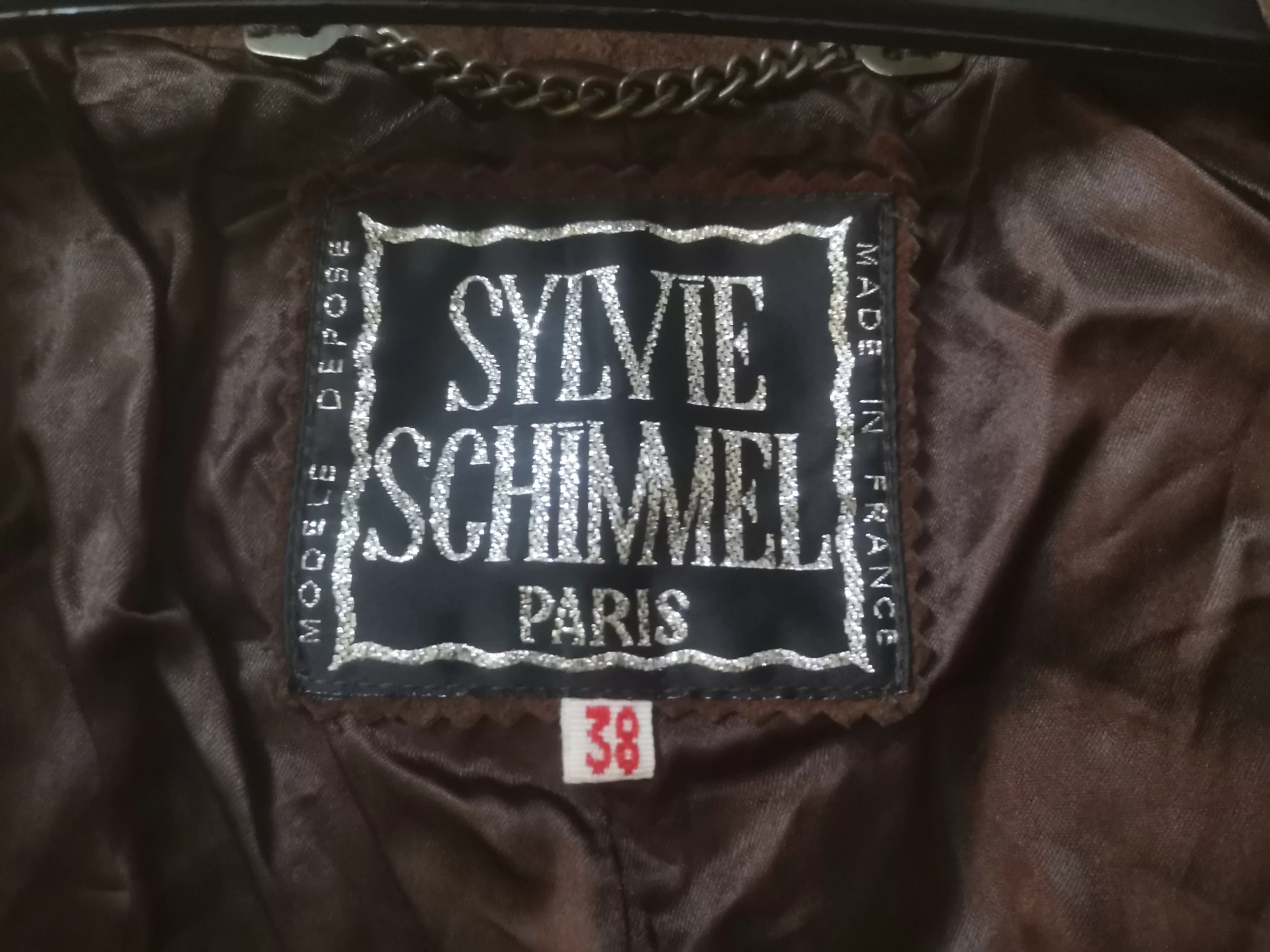 Designer Leather Jackets Designer Sylvie schimmel leather jacket Brown