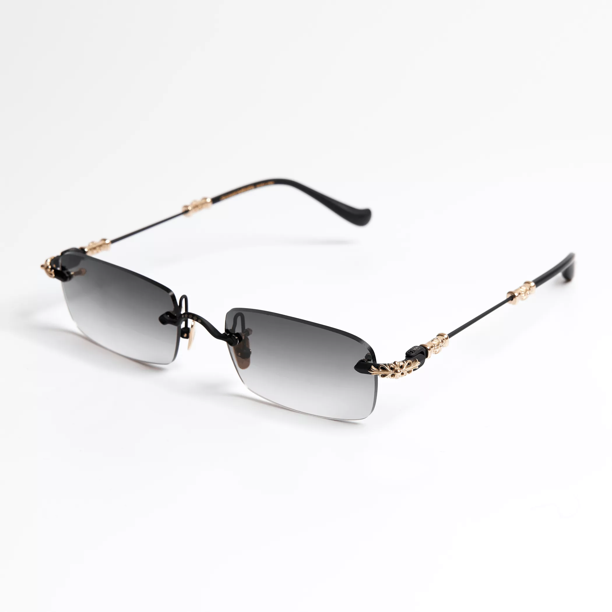 Chrome Hearts Sunglasses CHROME HEARTS PILLS III SUN MATTE BLACK-18KGP