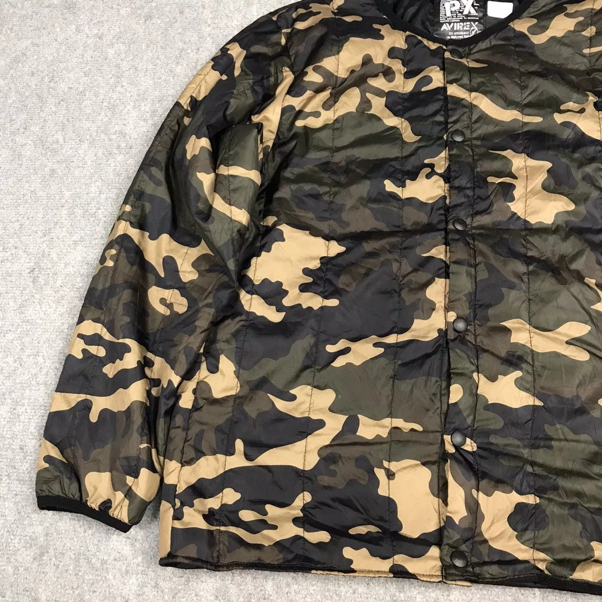 Avirex Light Jackets AVIREX CAMO SNAP BUTTON JACKET Multi