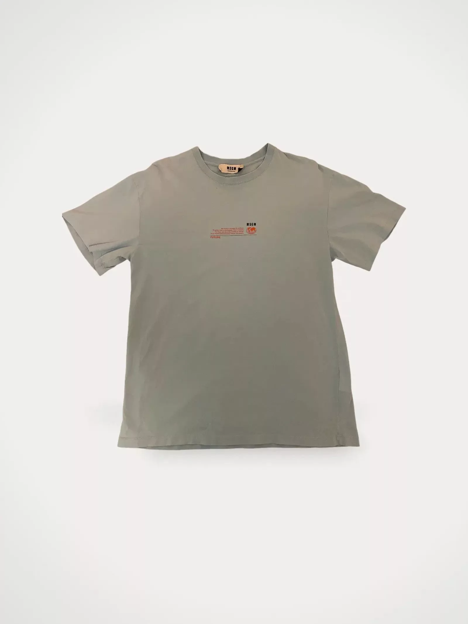 MSGM Short Sleeve T Shirts MSGM T-shirt Blue