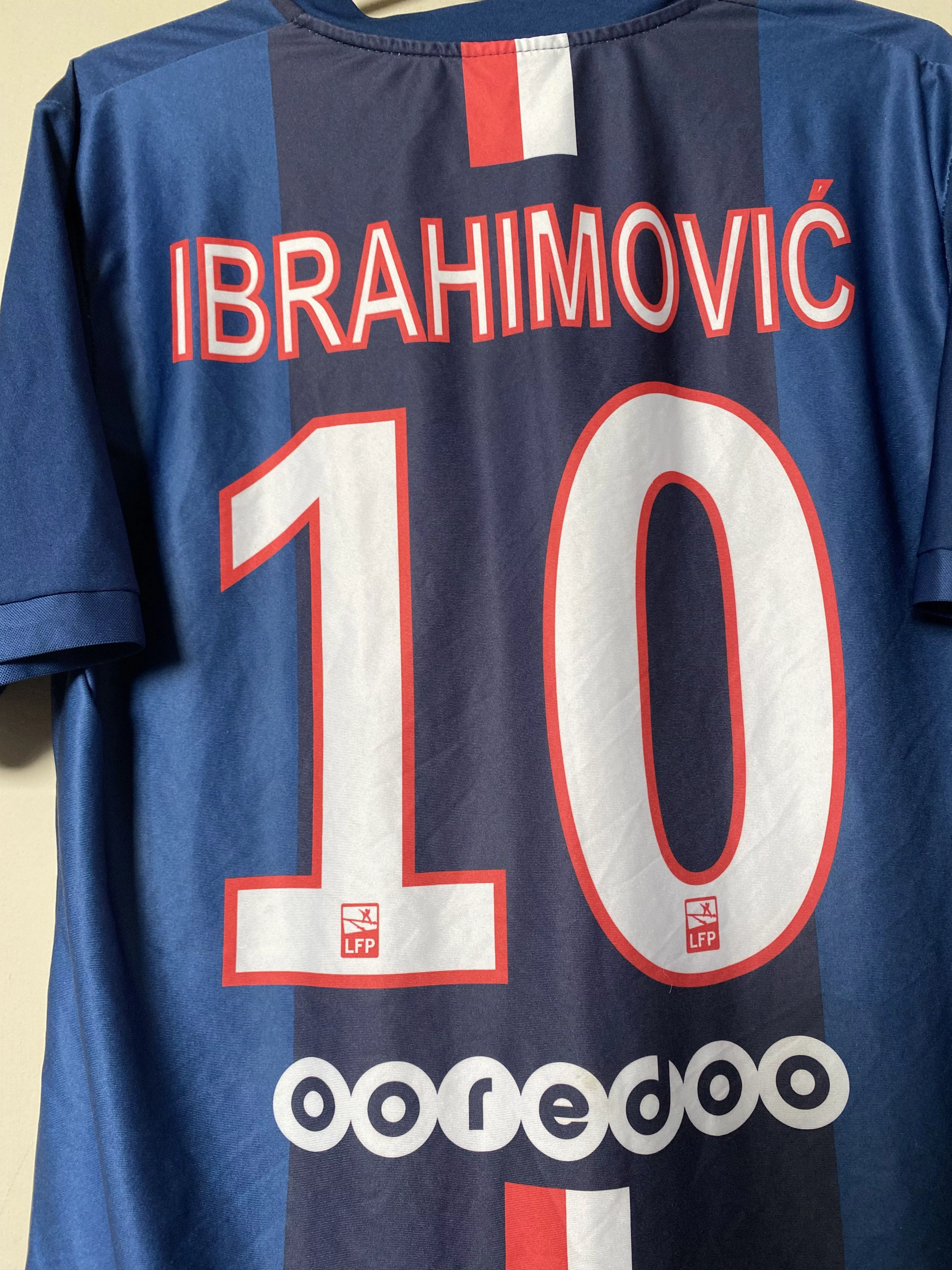 Other Jerseys Other PSG #10 IBRAHIMOVIC 2014 - 2015 M/ - UNIQUE Blue