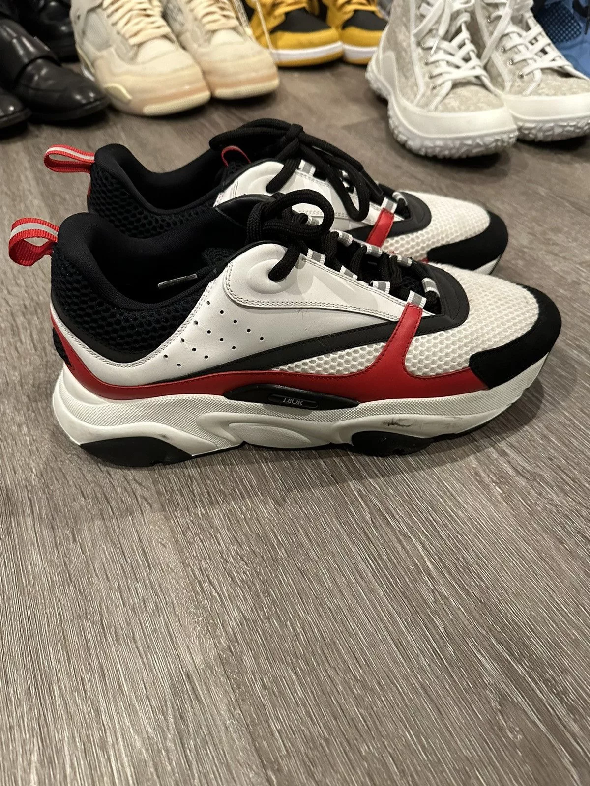 Dior Low Top Sneakers Dior Runners B22 White/Red