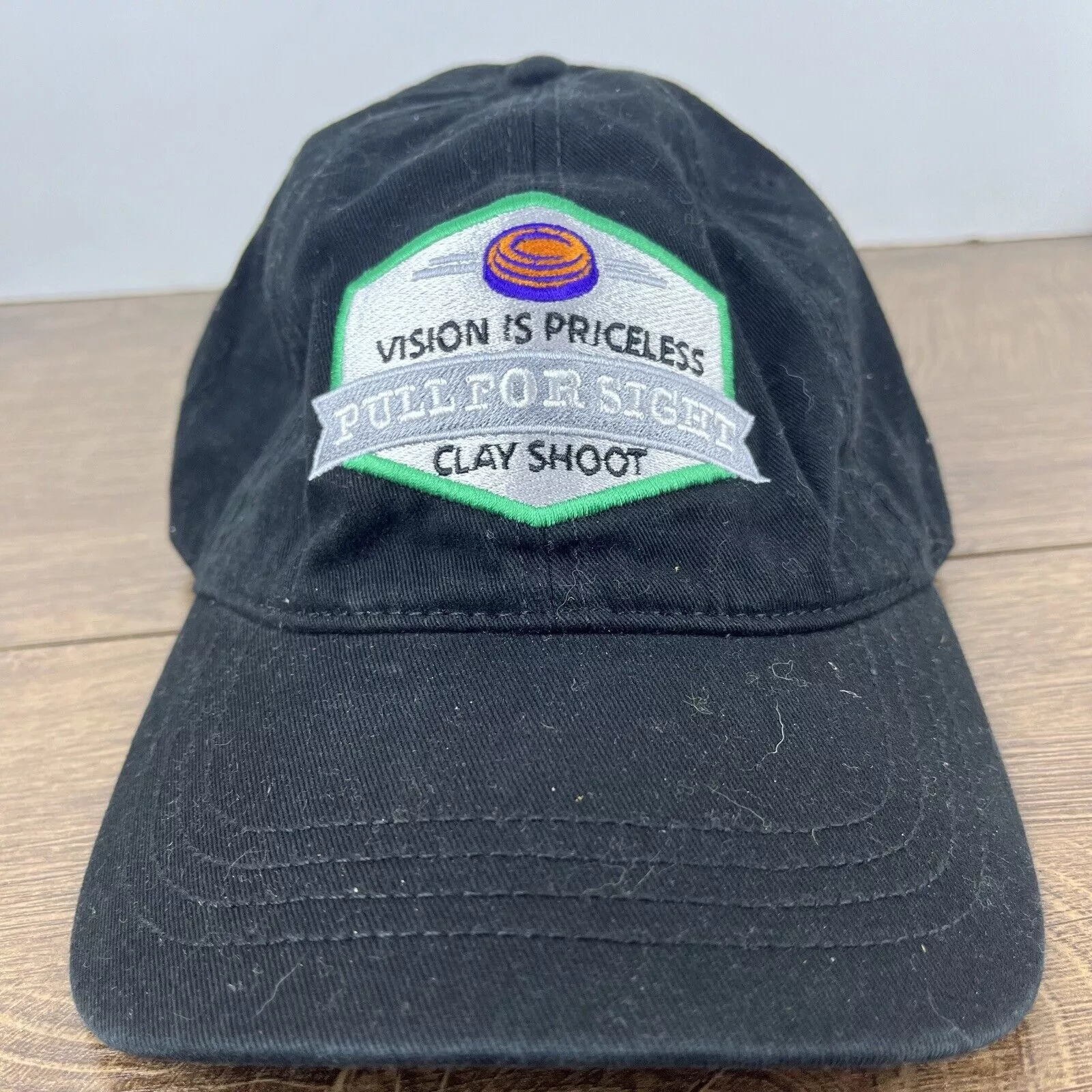 Other Hats Other Pull Por Sight Hat Clay Shoot Black Adjustable Hat Black Adu
