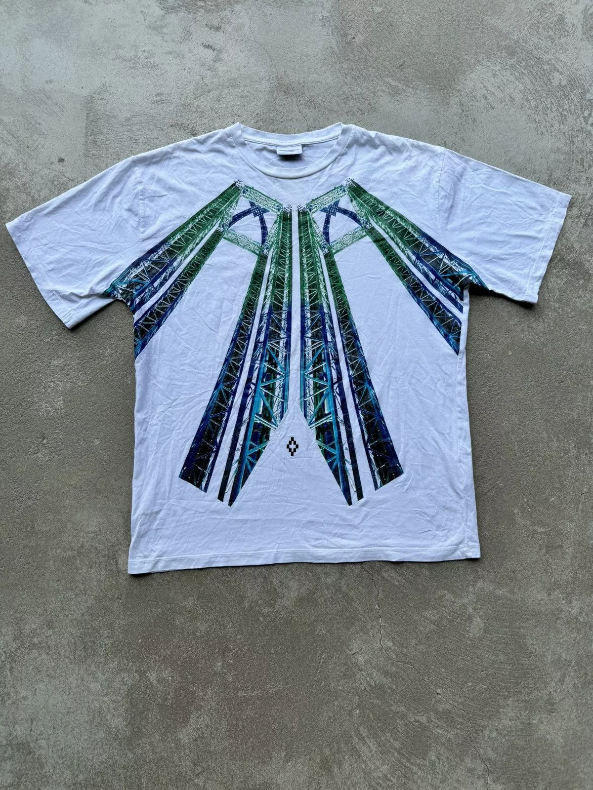 Marcelo Burlon Short Sleeve T Shirts Marcelo Burlon T-shirt White Luxury