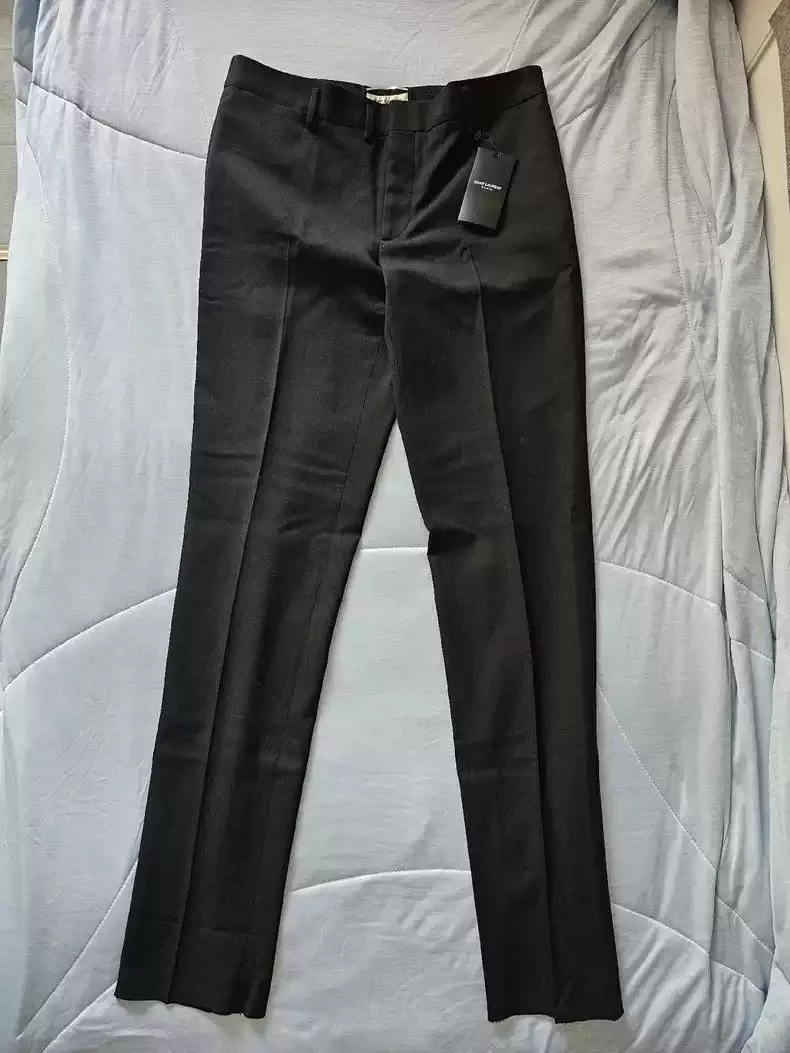 Saint Laurent Paris Casual Pants Saint Laurent Paris Saint laurent slp black wool trousers