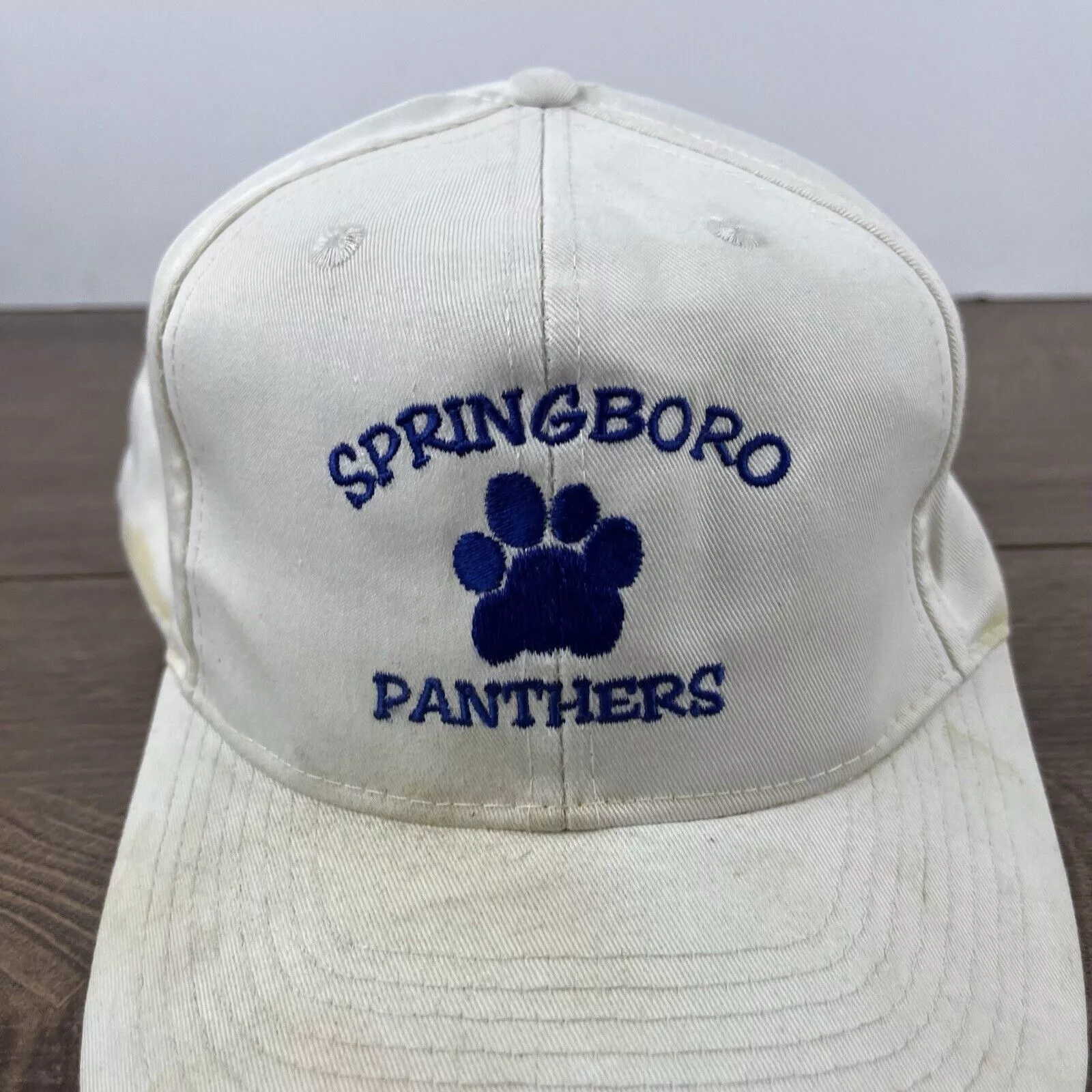 Other Hats Other Springboro Panthers Hat White Cap Hat Springboro Adjustable