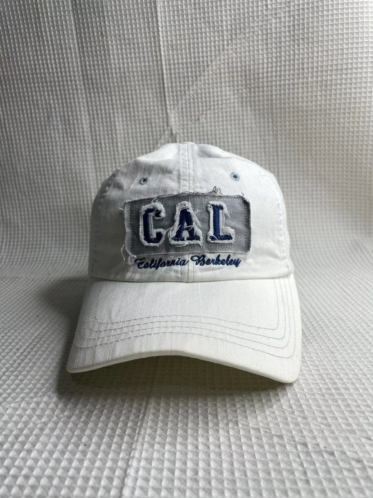 Unsound Rags Hats Unsound Rags SICK distressed CAL berkeley hat White Streetwear