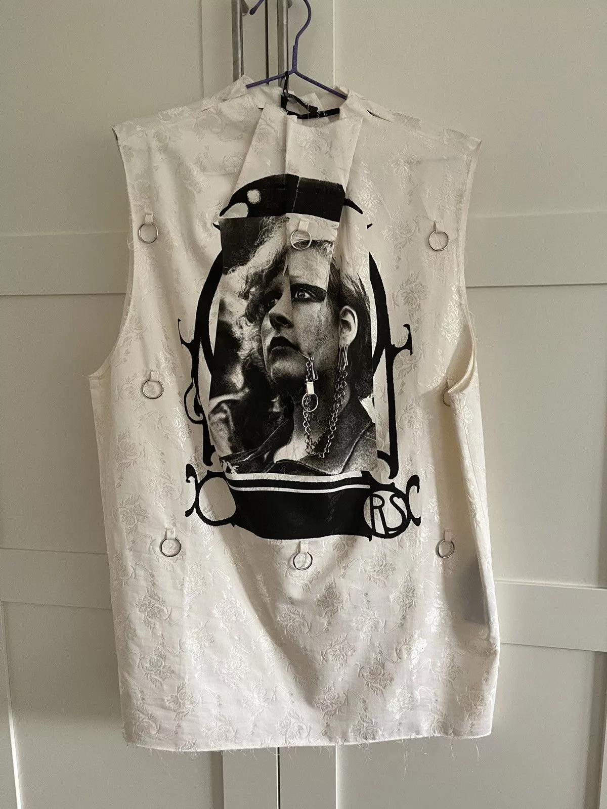Raf Simons Tank Tops Sleeveless Iconic top RAF SIMONS SHOW SS19 White