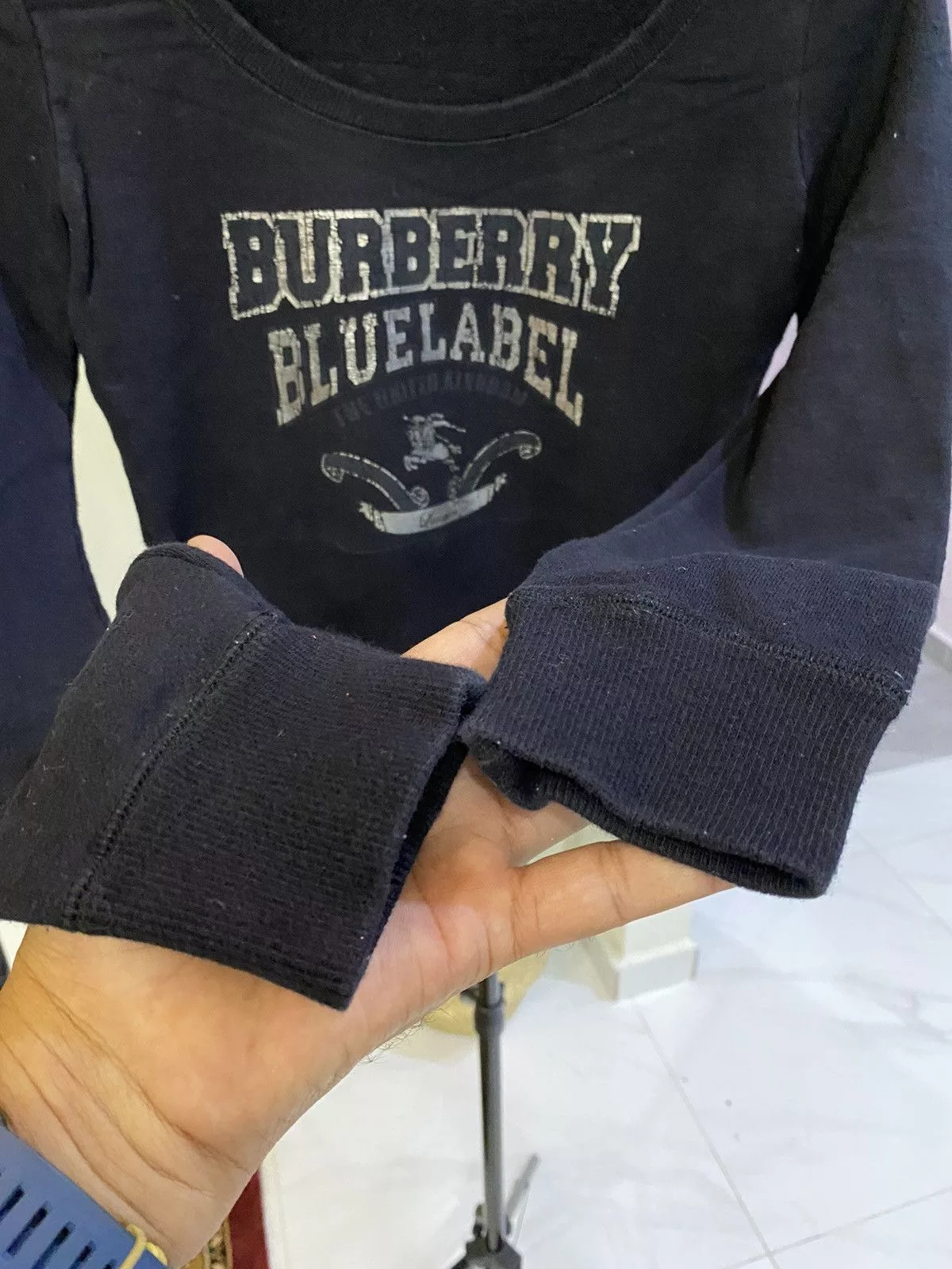 Burberry Sweatshirts Burberry Blue Label Sweatshirt Black