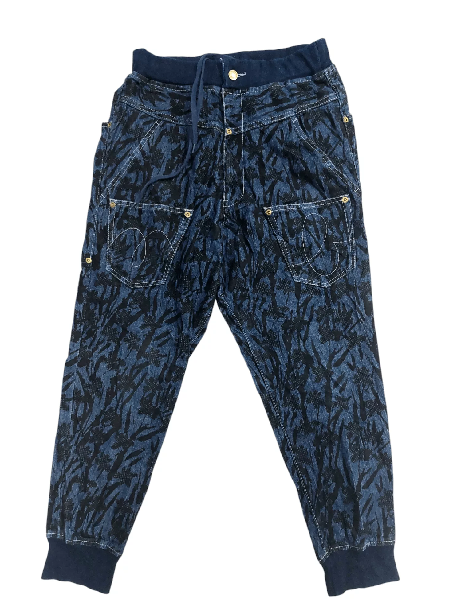 Issey Miyake Sweatpants Joggers Issey Miyake × mercibeaucoup Issey Miyake Mercibeaucoup Pants Full Print Blue