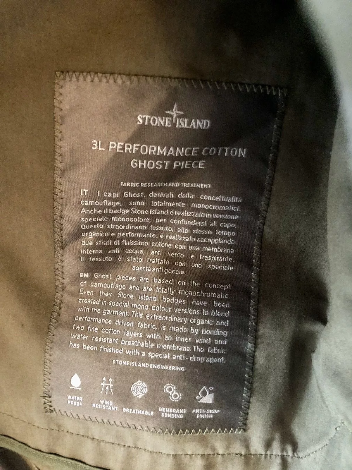 Stone Island Light Jackets Jacket Stone Island A0325 Green