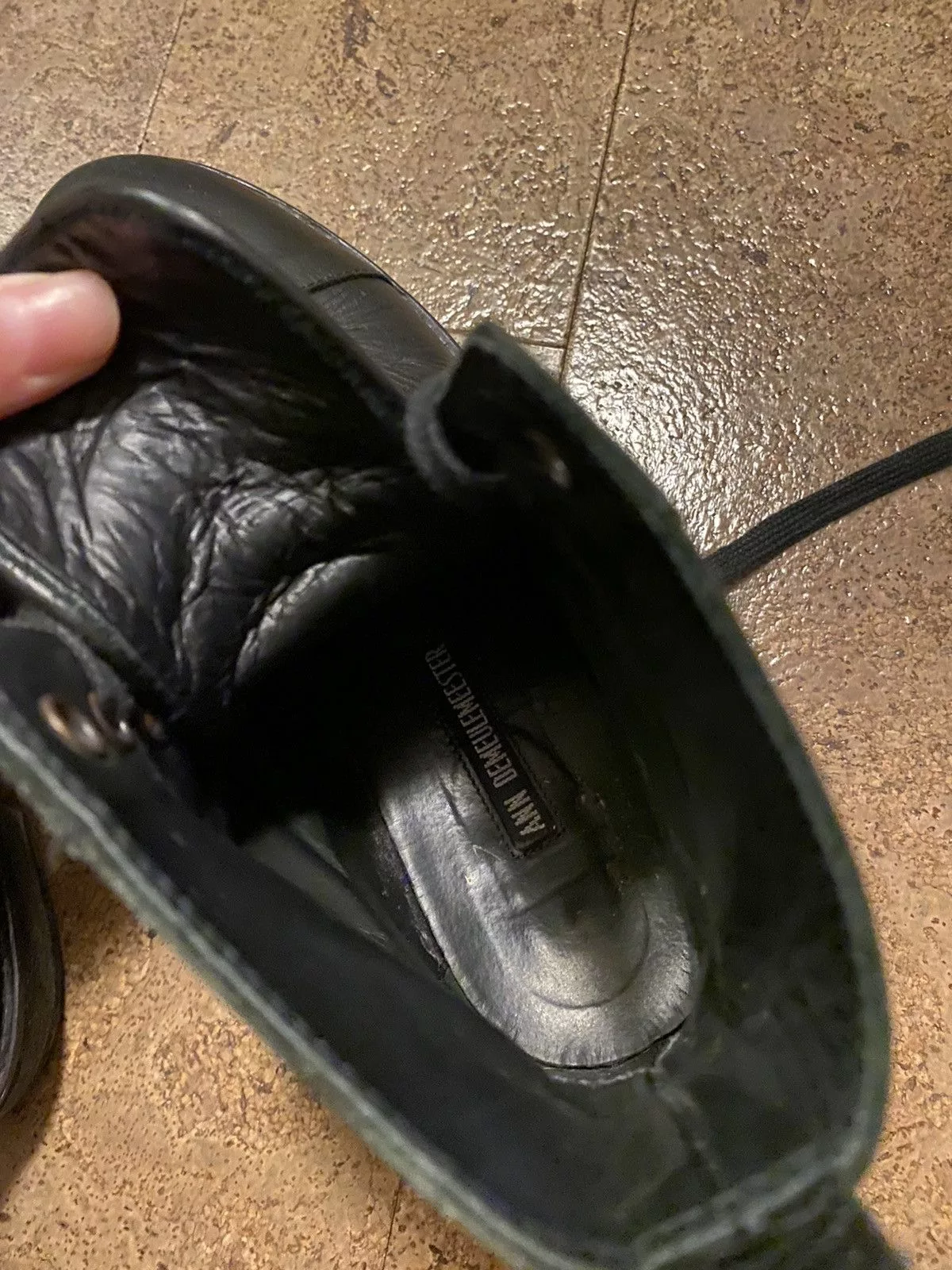 Ann Demeulemeester Boots Ann Demeulemeester black ankle boots