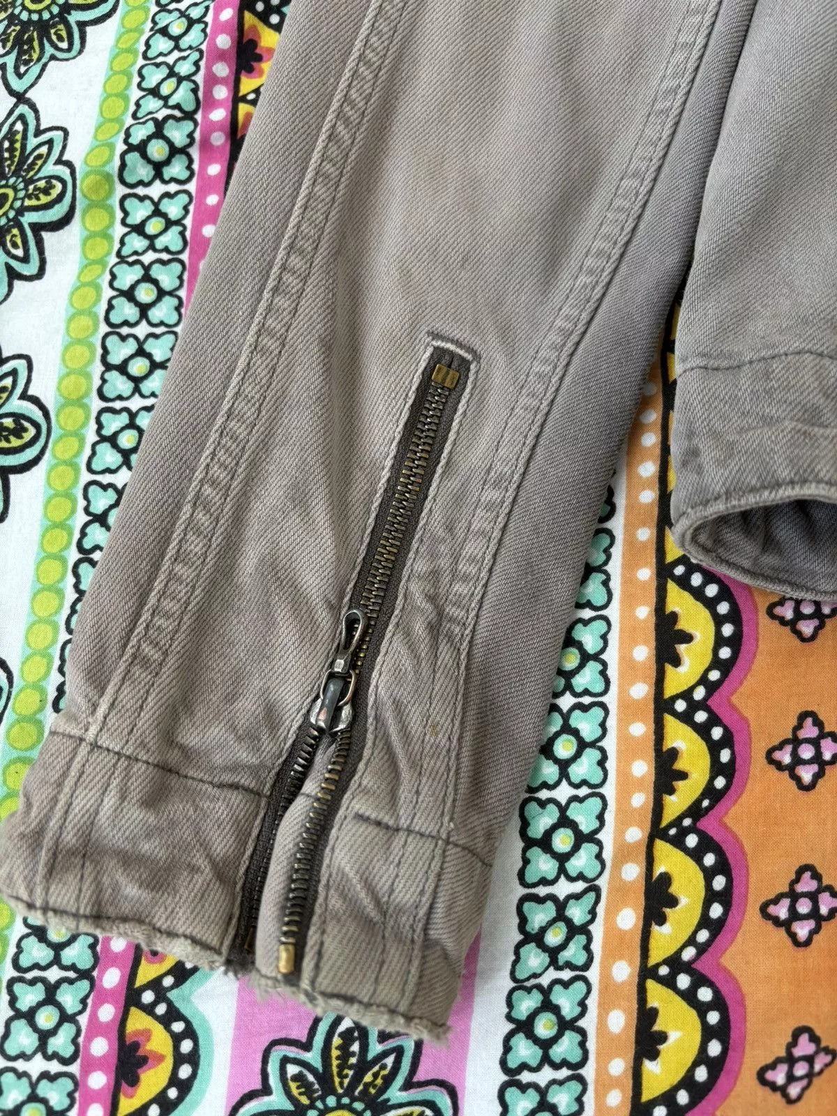 Julius Denim Jackets Julius Juluis 7 Denim Jacket Beige