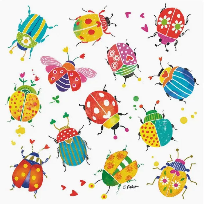 Beverage Napkin Bug Party 20 ct