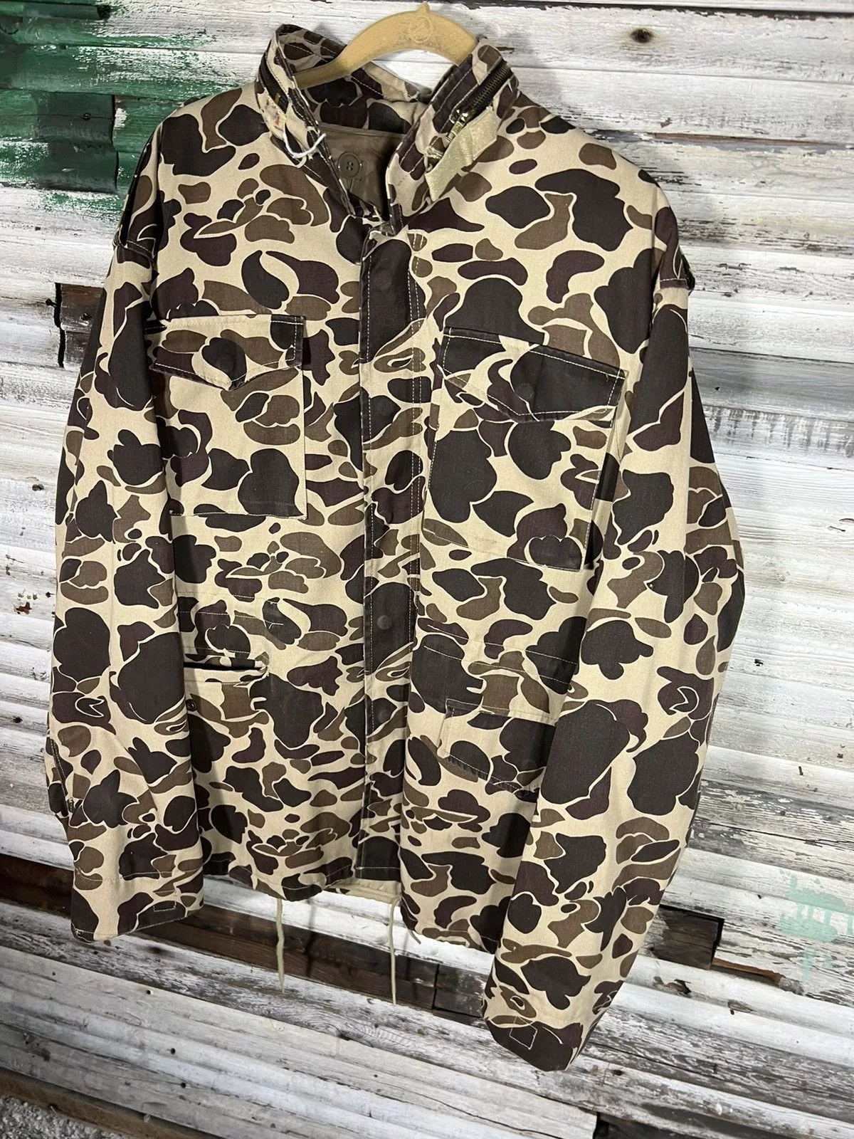 Vintage Light Jackets Vintage Camo Jacket Brown
