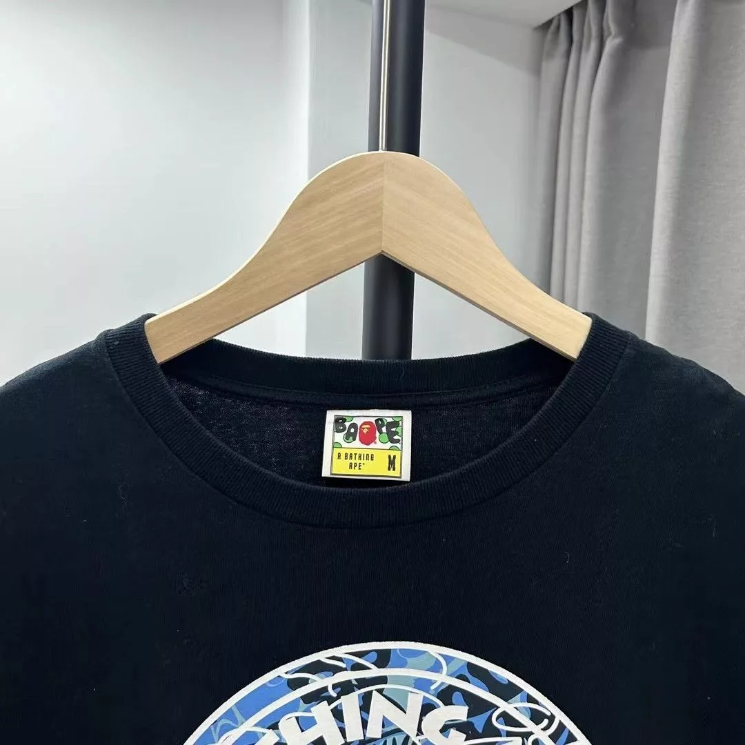 Bape Short Sleeve T Shirts Bape BUSY WORKS TEE Black