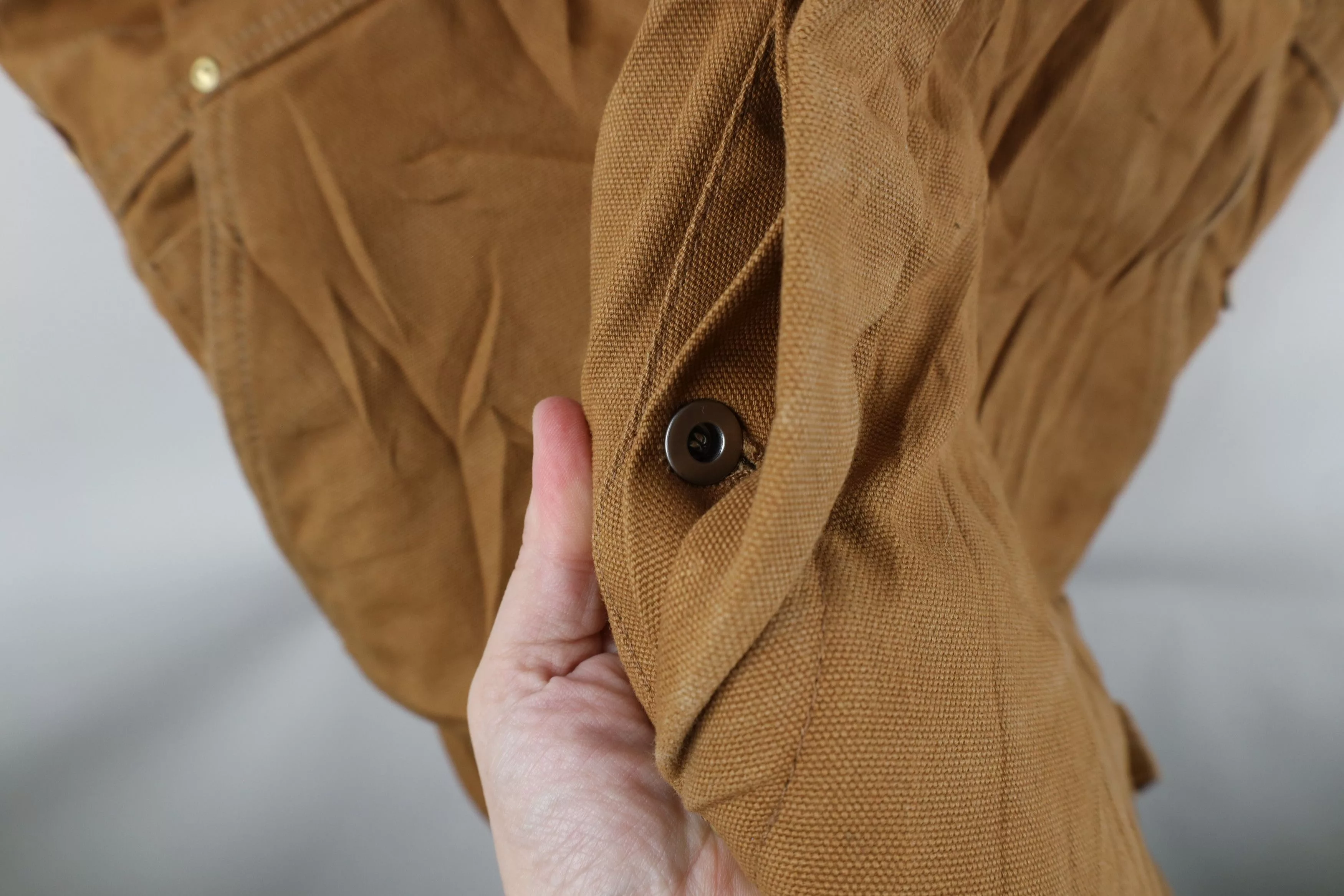 Carhartt Overalls Jumpsuits Carhartt × Vintage Vintage Y2K 2002 Carhartt Wide Leg Double Knee Overalls Brown