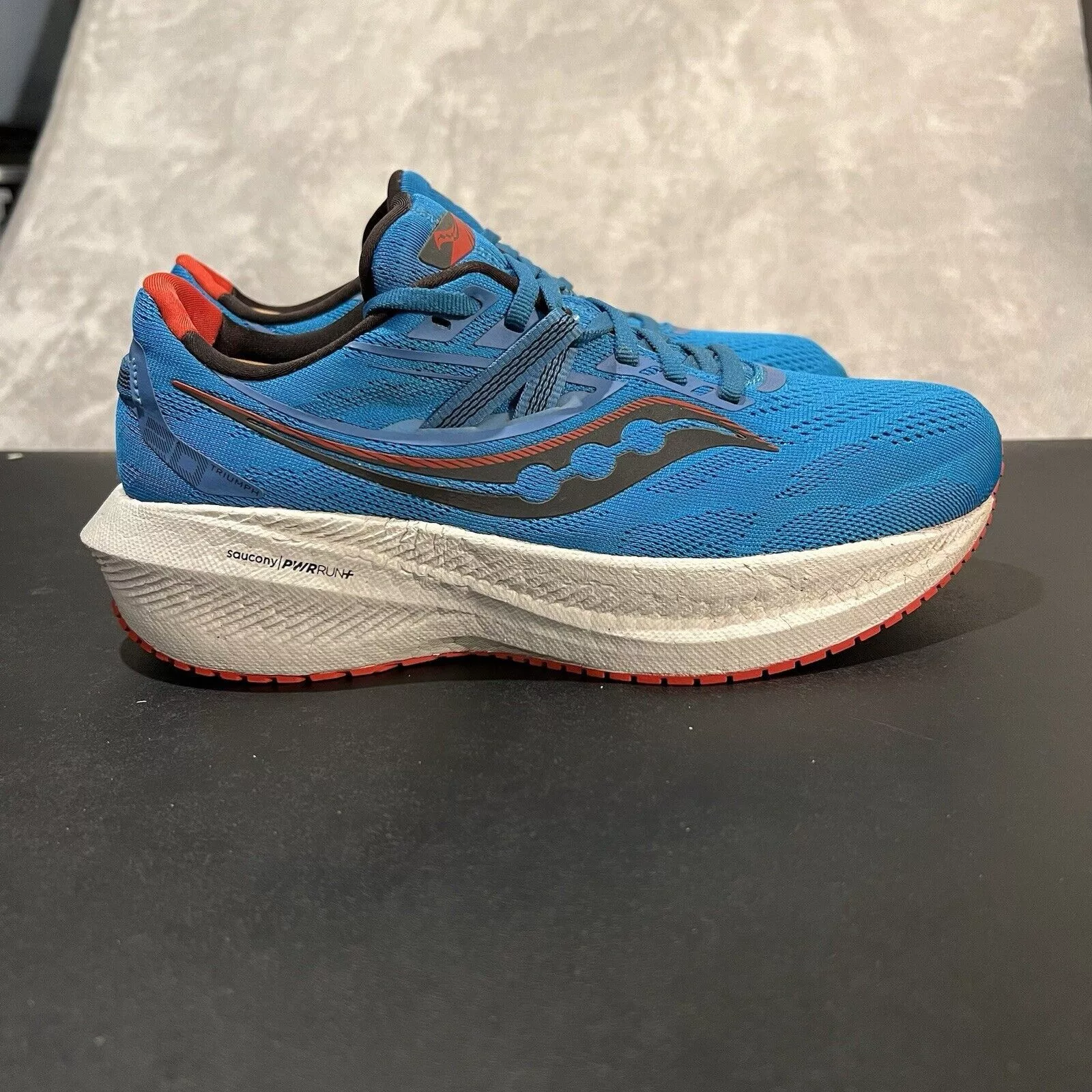 Saucony Low Top Sneakers Saucony Triumph 20 Running Shoes Men's 7 Wide Blue S20760-31