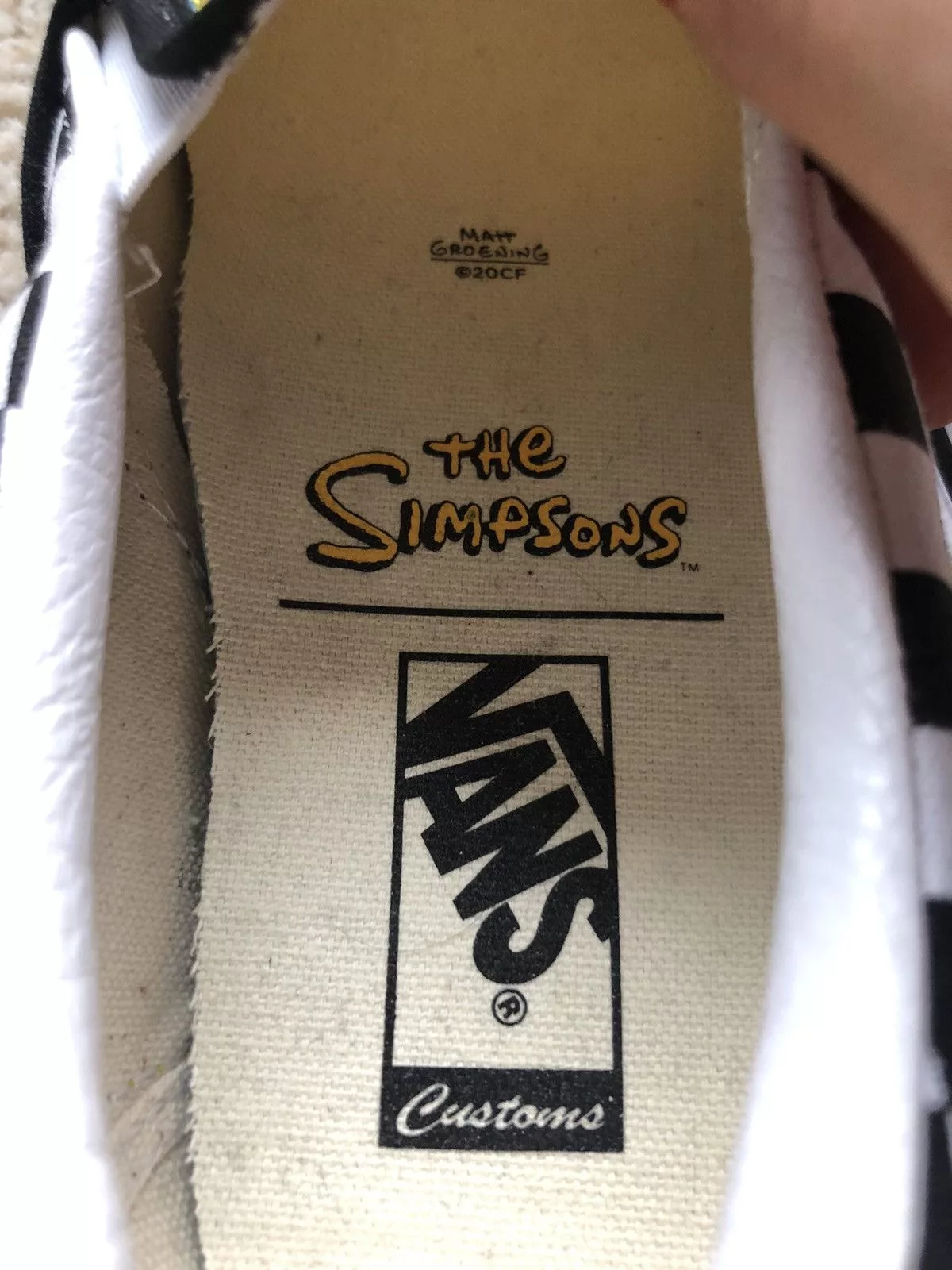 The Simpsons Low Top Sneakers The Simpsons × Vans Vans x simpsons slip ons Multi