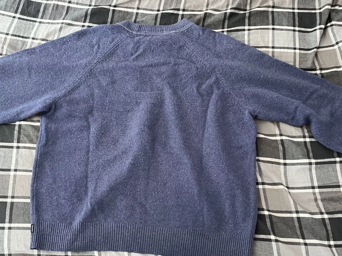 Supreme Sweaters Knitwear Supreme stone washed sweater navy Blue