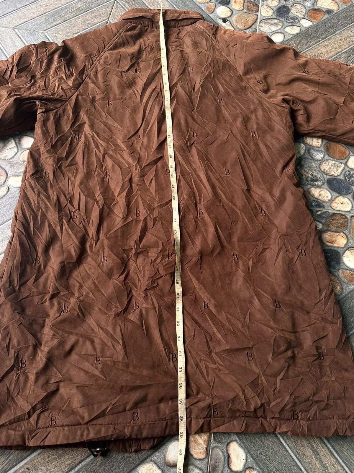 Burberry Jackets Burberry B Embroidery Jacket Brown