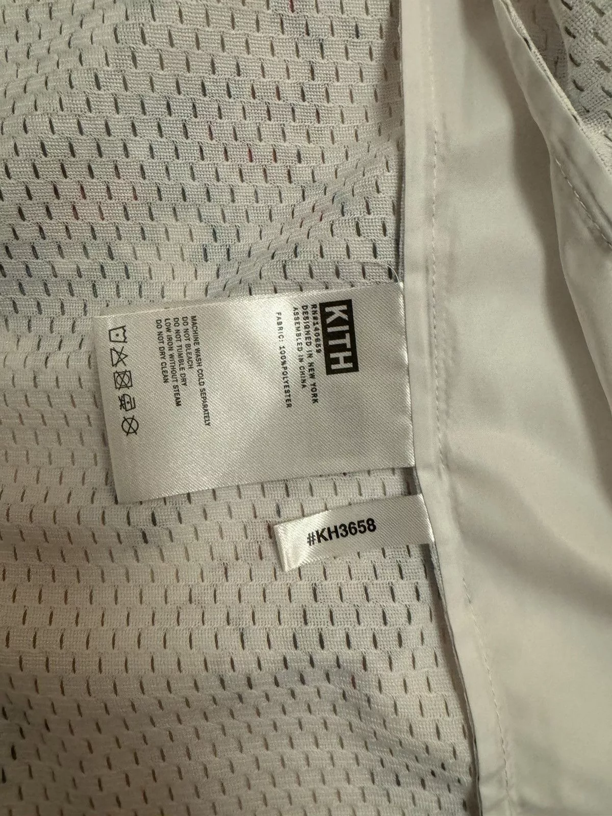 Kith Shirts Button Ups Kith Floral Panel Camp Shirt White