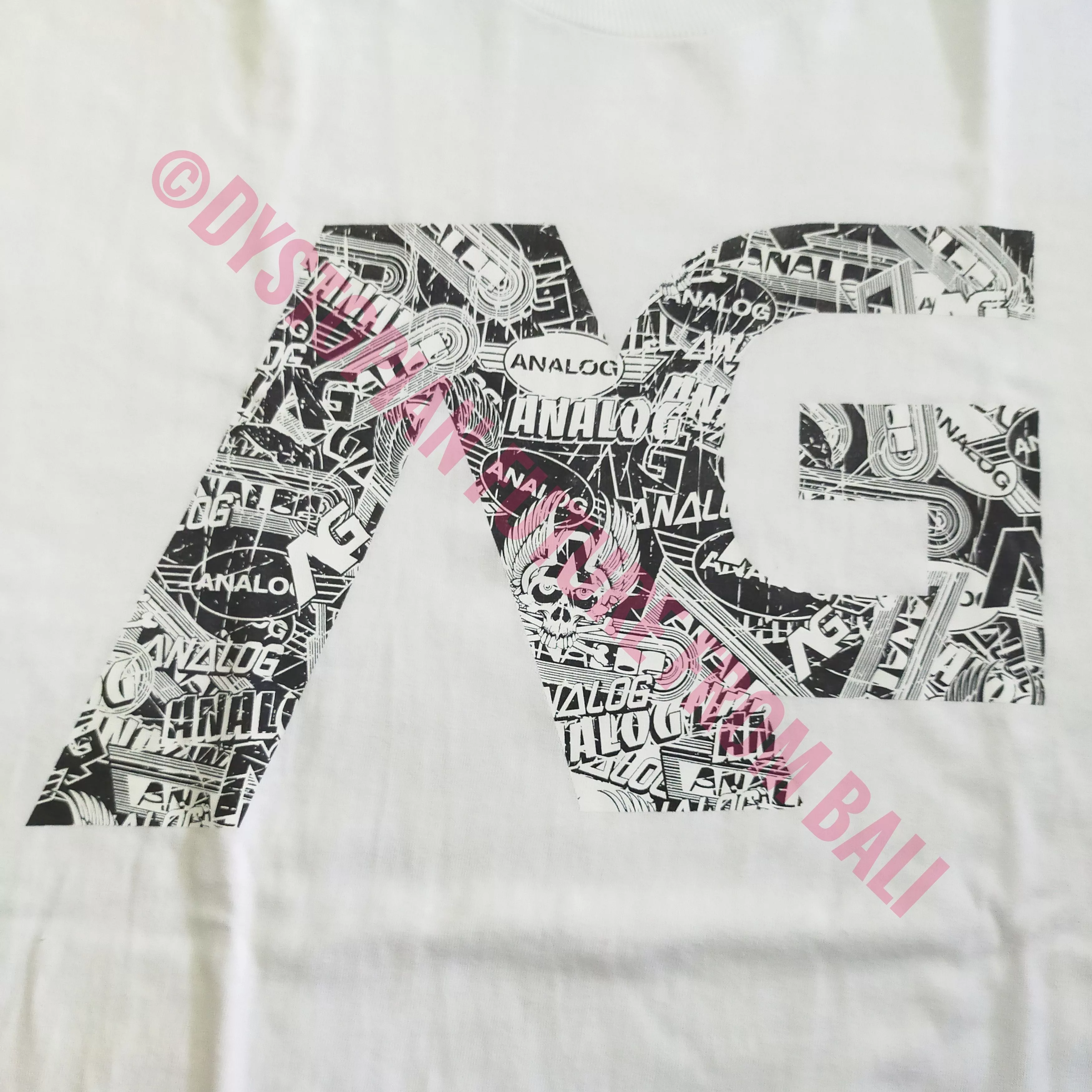 Analog Short Sleeve T Shirts Analog AG Logo T-shirt White