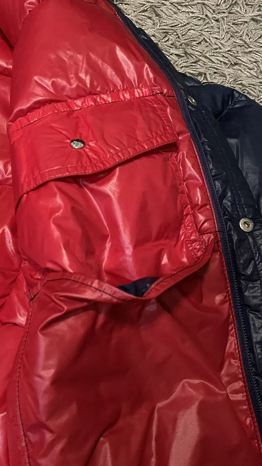 Designer Bombers Designer MONCLER DOWN JACKET Blue