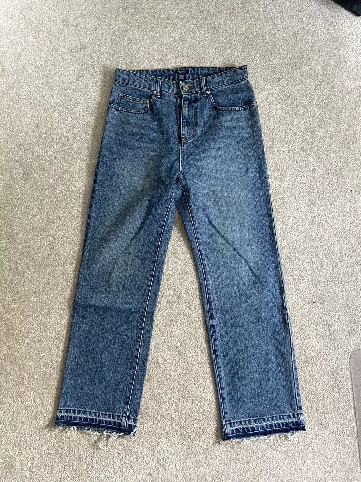System Denim System Blue straight fit denim