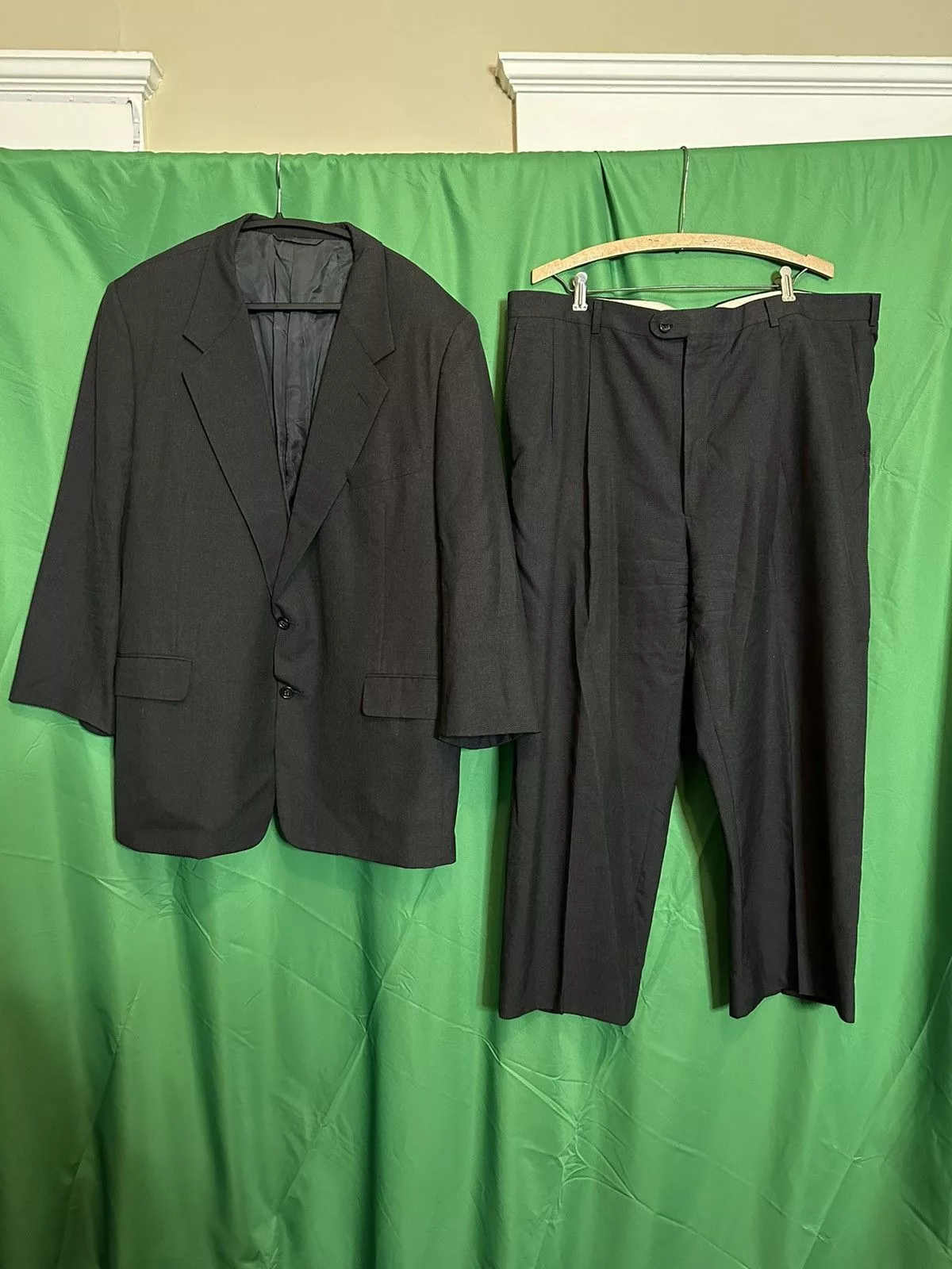 Hickey Freeman Suits Hickey Freeman 2pc slate gray wool 2pc USA-made boardroom suit