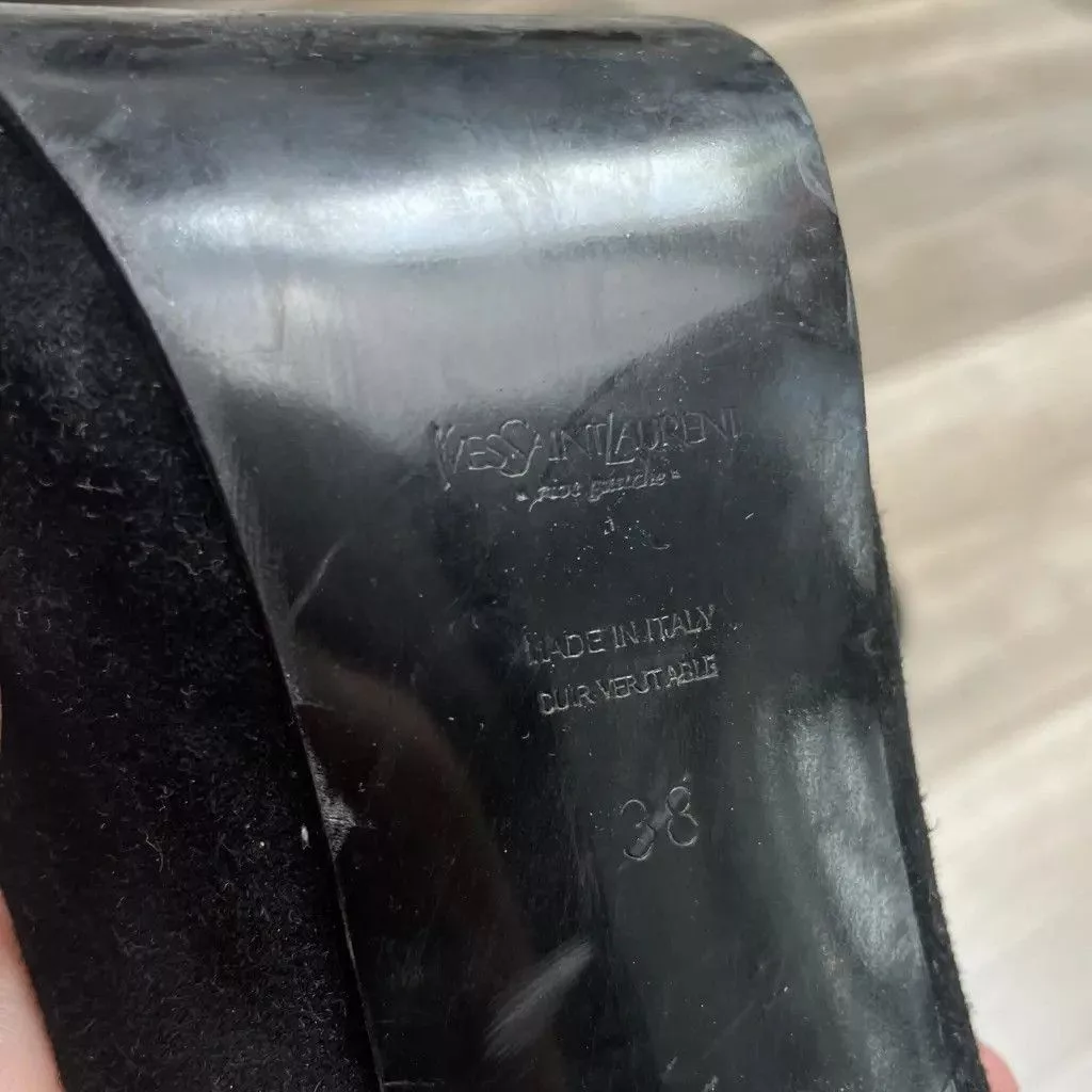 Yves Saint Laurent heels Size: 38 Black