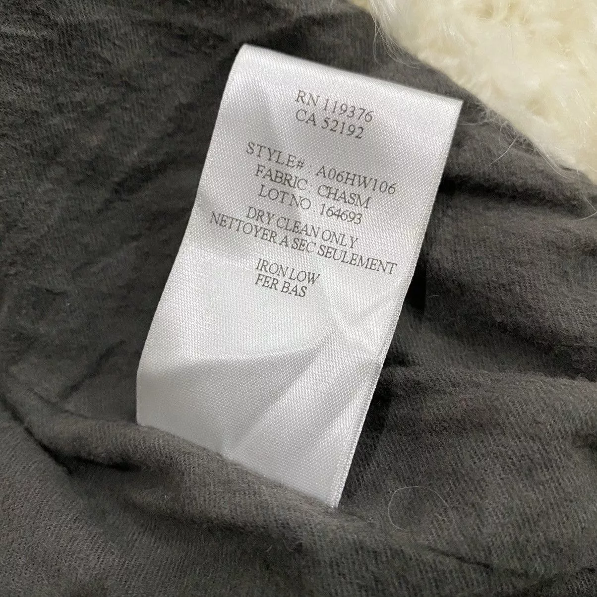 Helmut Lang Leather Jackets Helmut Lang Motorcycle Shearling Jacket Black