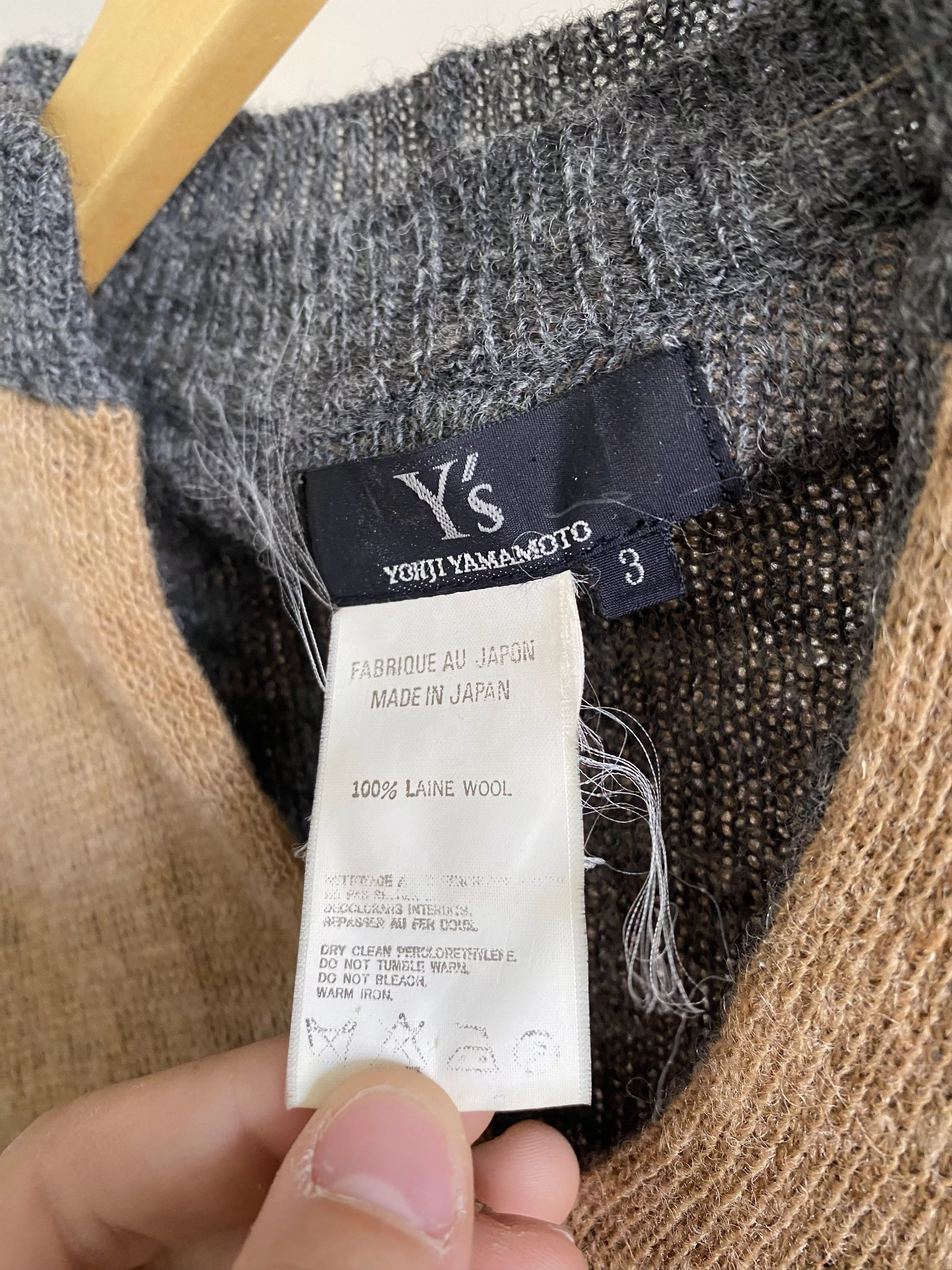 Y's for Men Sweaters Knitwear Y's for Men Y's Double Layer Knit Red