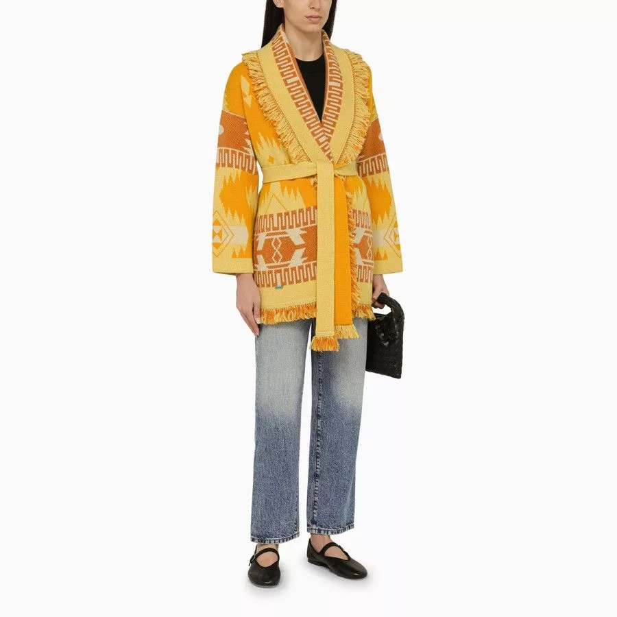 Alanui Sweaters Alanui o1d2blof0724 Cardigan in Multicolor
