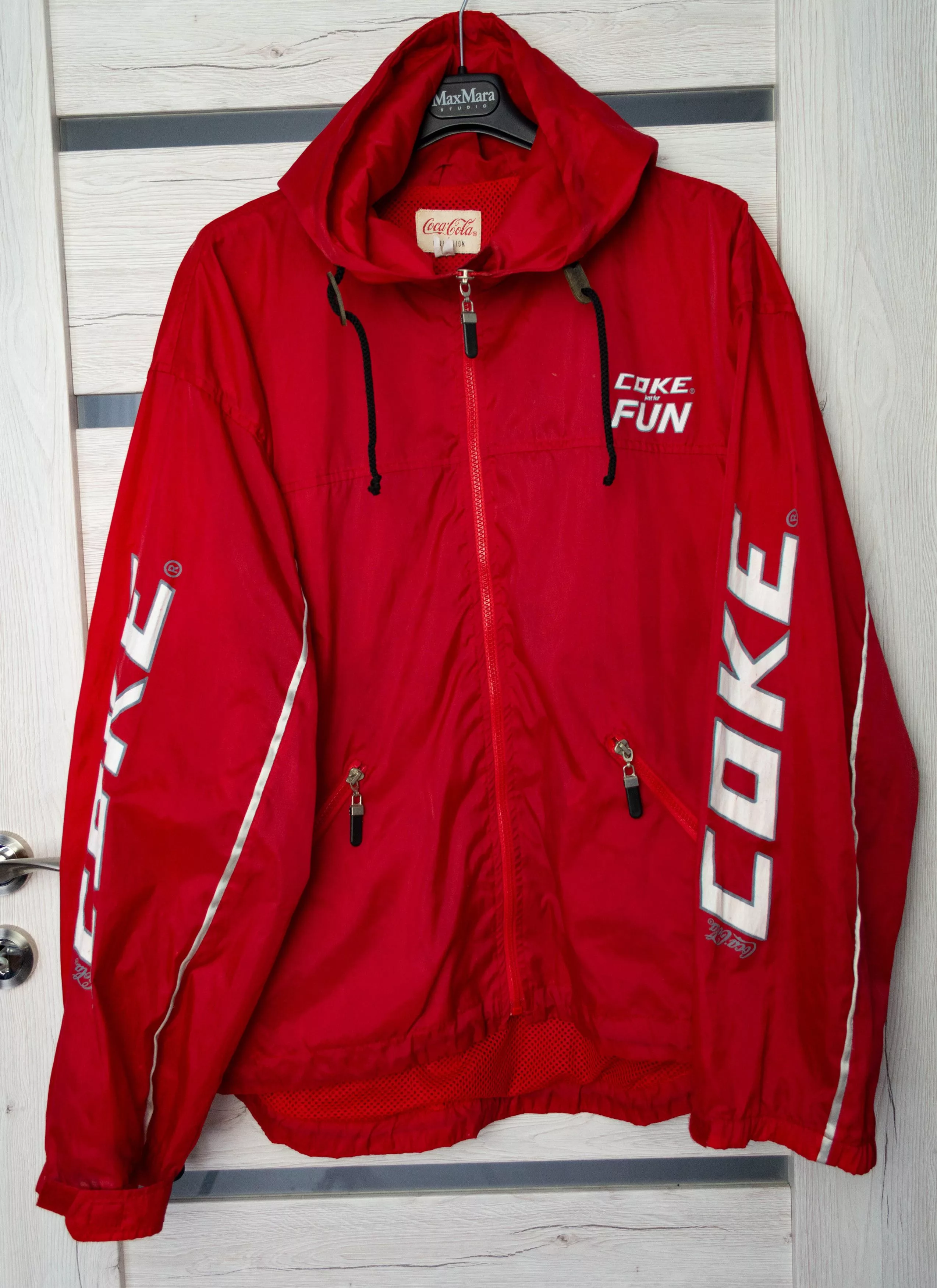 Coca Cola Light Jackets Coca Cola × Vintage Coca Cola vintage 90's jacket coke just for fun Red