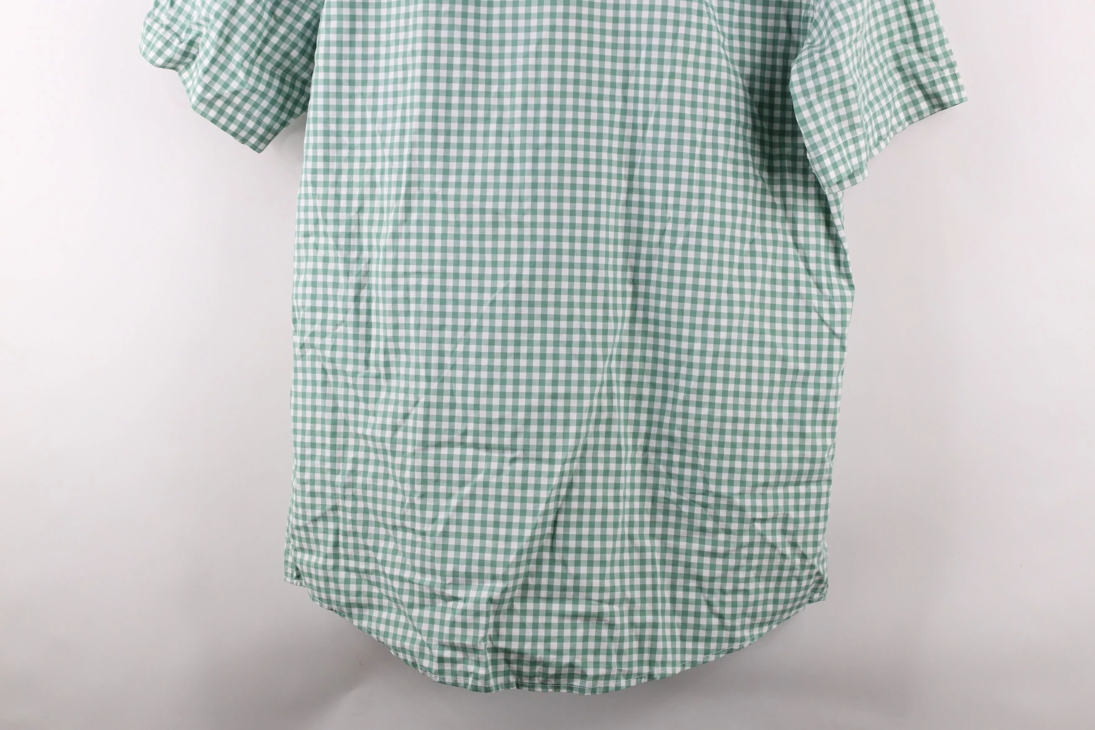 UNTUCKit Shirts Button Ups UNTUCKit × Vintage Untuckit Fit Short Sleeve Collared Button Shirt Green Plaid Multi