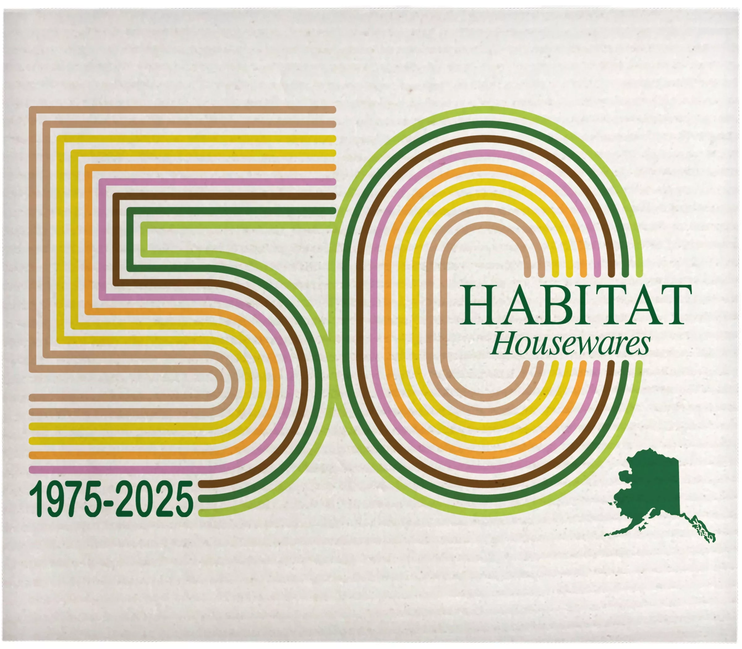 Habitat 50th Swedish Dishcloth