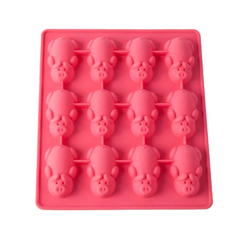 12 Little Pigs in Blankets, Silicone Mold