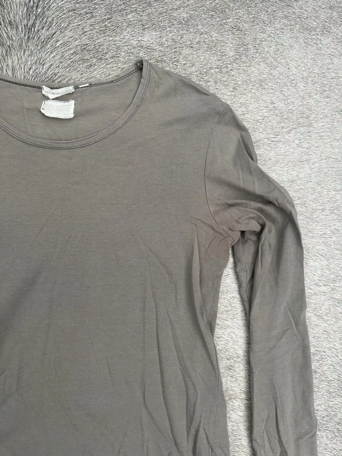Helmut Lang Long Sleeve T Shirts Vintage helmut Lang longsleeve Beige
