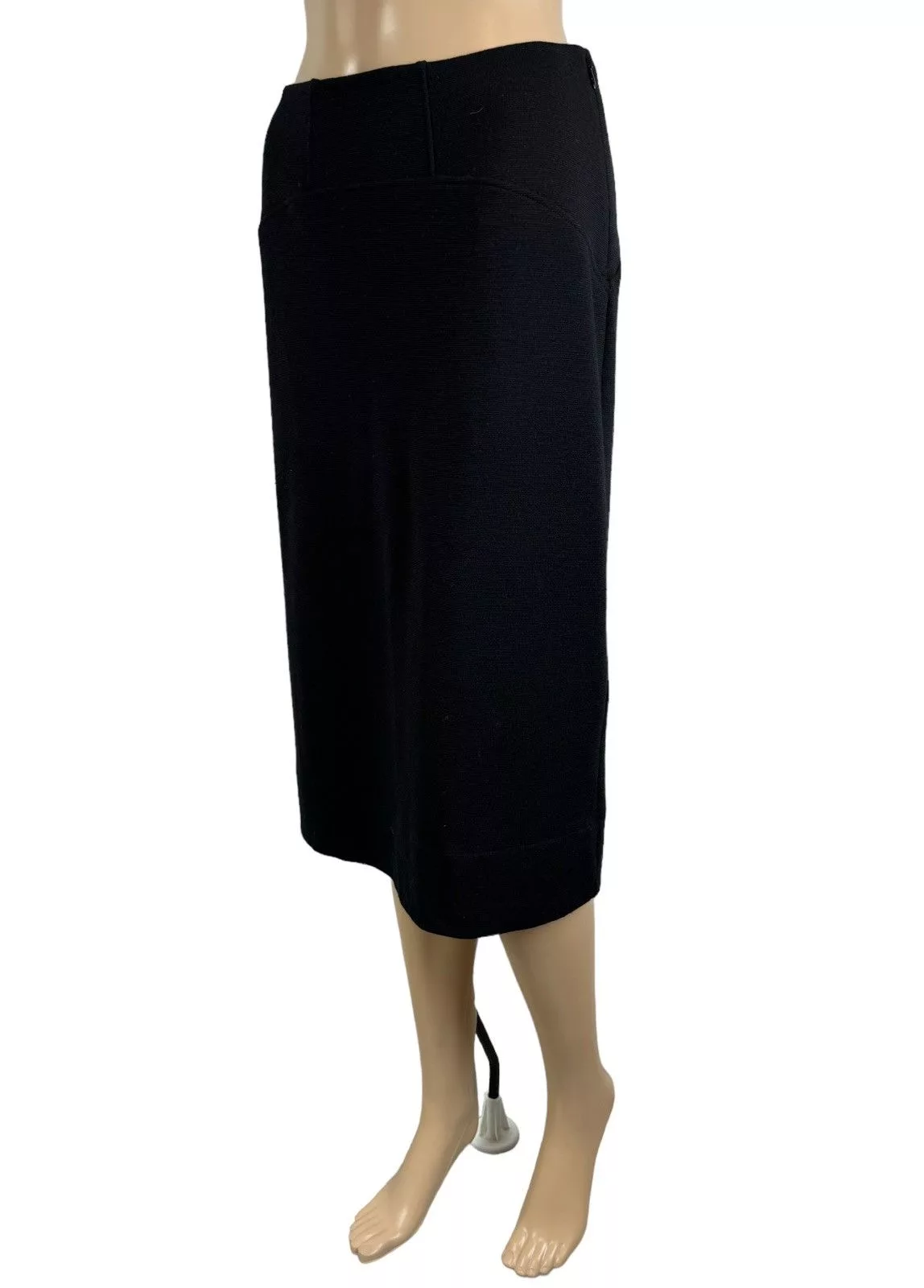 Givenchy Midi Skirts Givenchy Paris Wool Midi Pencil Skirt size M Black