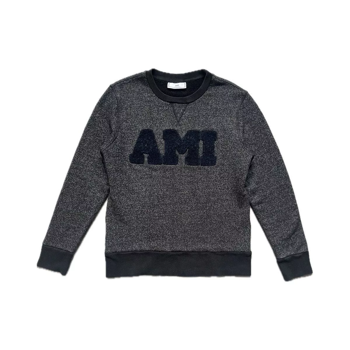 AMI Sweaters Knitwear Ami Paris Crewneck Gray