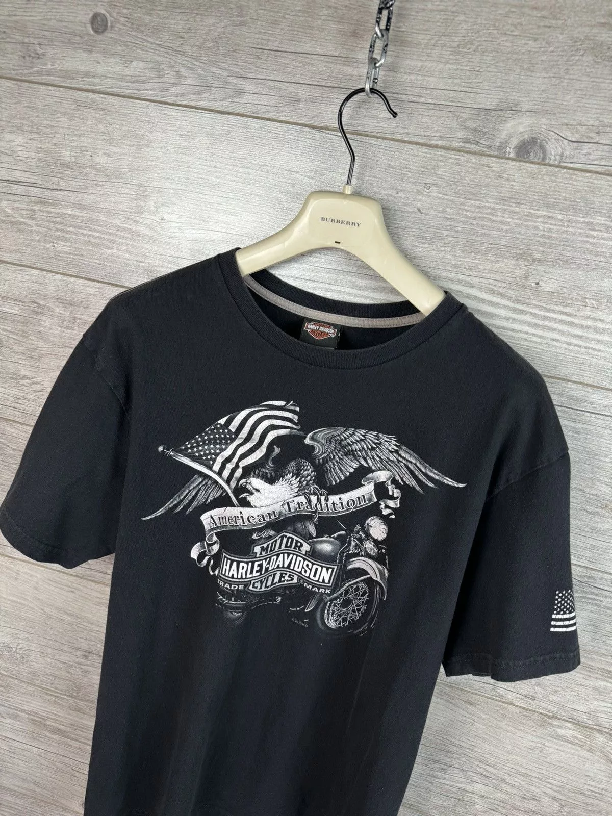 Harley Davidson Jerseys Harley Davidson × Vintage HARLEY DAVIDSON WILD FIRE VILLA PARK SIZE XL Black Streetwear